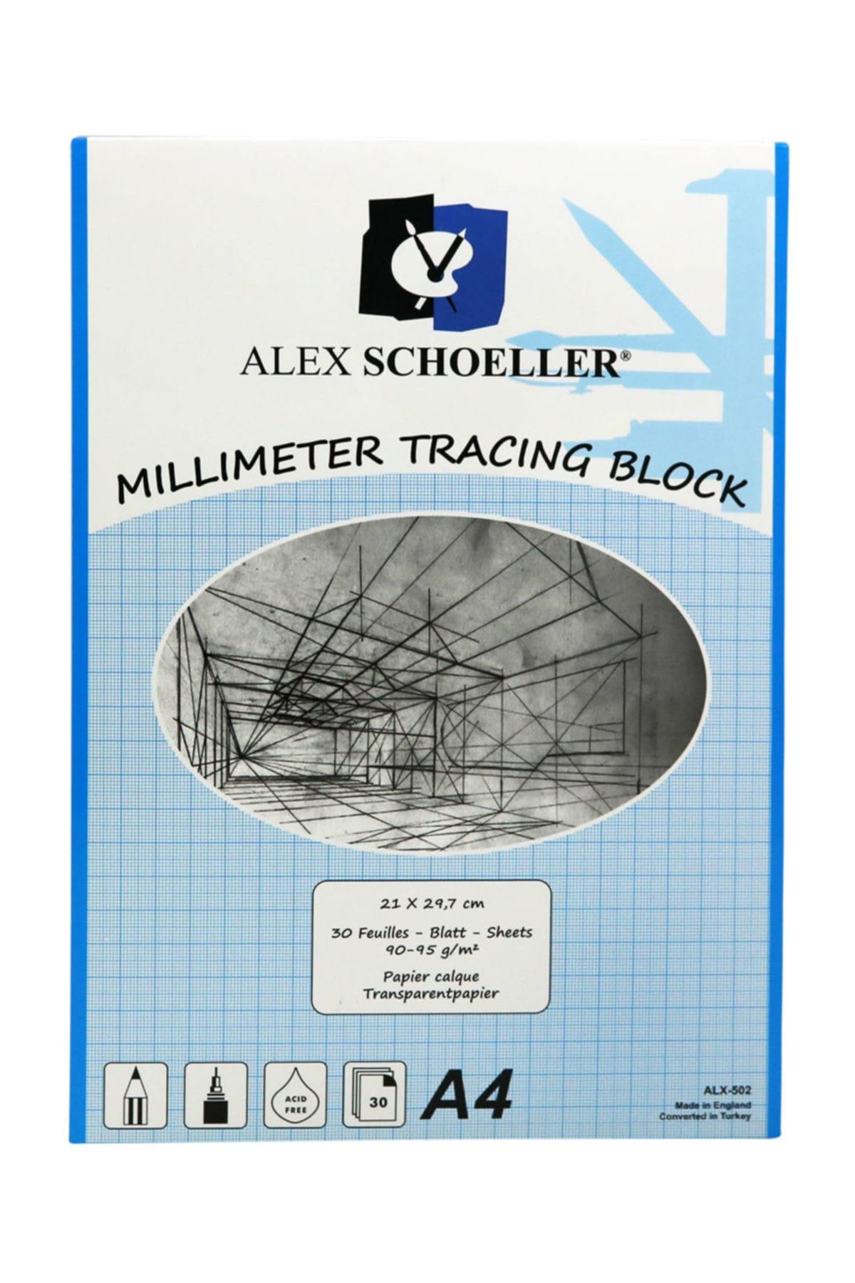 Alex Schoeller Milimetrik Aydınger A4 30 YP Mavi