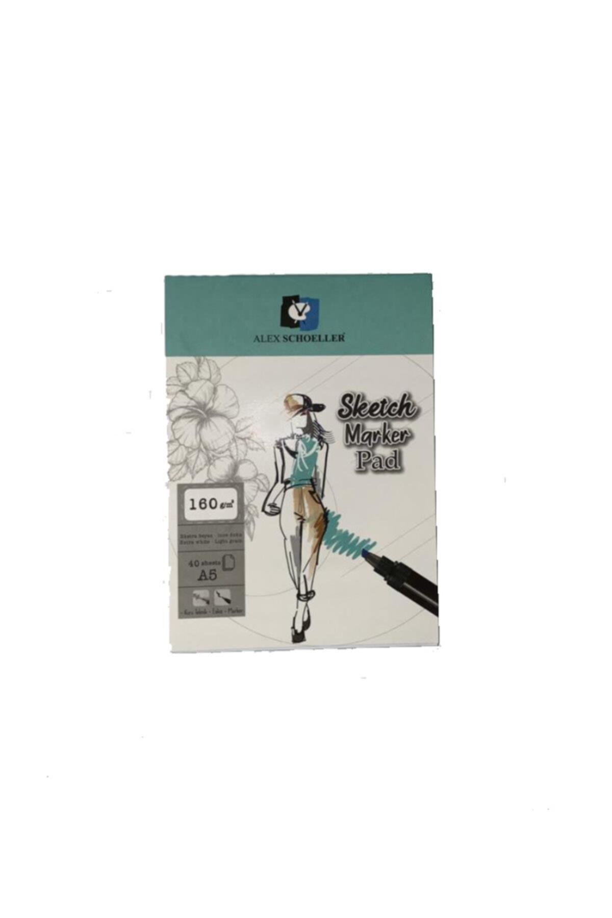 Alex Schoeller Sketch Marker Pad A5 160 GR 40 Lı ALX:943