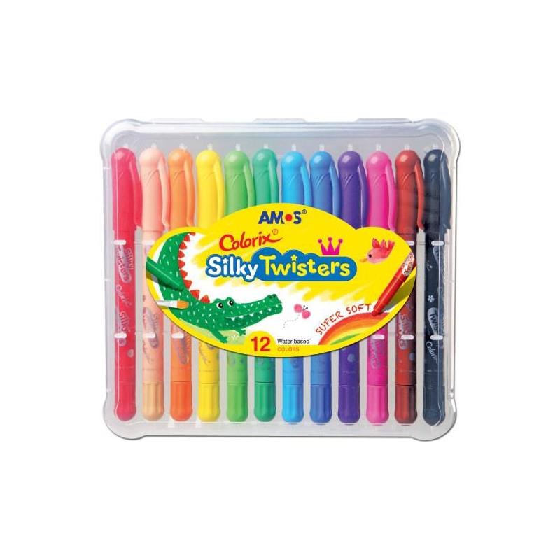 Alpino Jel Mum Pastel Boya Çantalı Çevirmeli 12 Renk PX000112