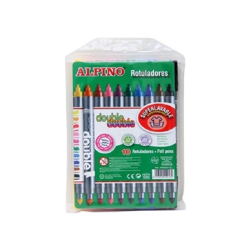 Alpino Keçeli Boya Kalemi Çift Yönlü 10 LU AR000013