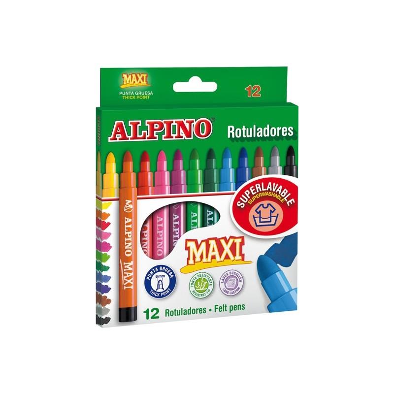 Alpino Keçeli Boya Kalemi Maxi 12 Lİ AR000006