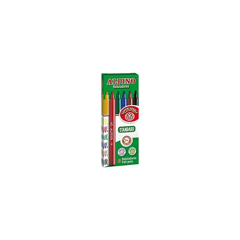 Alpino Keçeli Boya Kalemi Standart 6 Renk AR000001