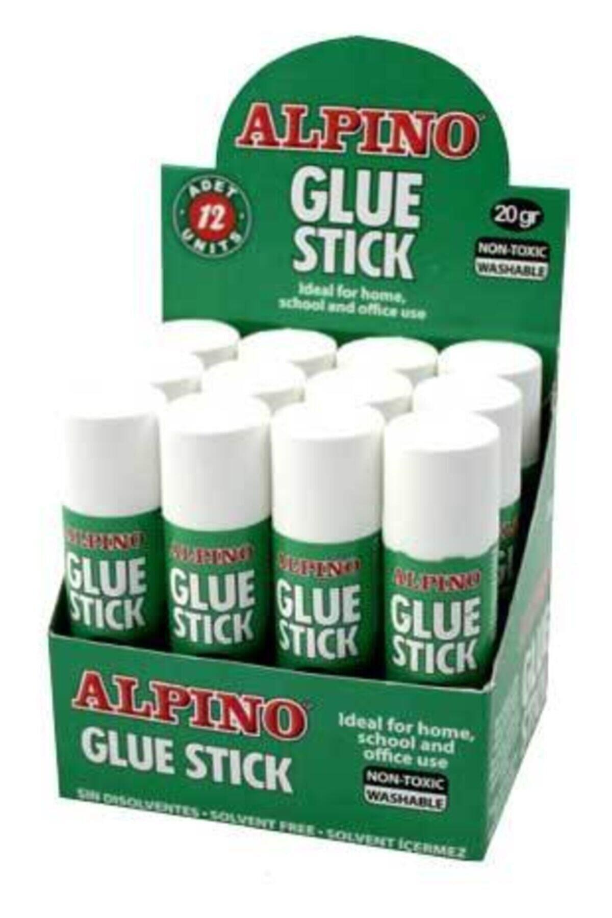Alpino Stick Yapıştırıcı Solventsiz 20 GR (12 Adet Stick Yapıştırıcı)