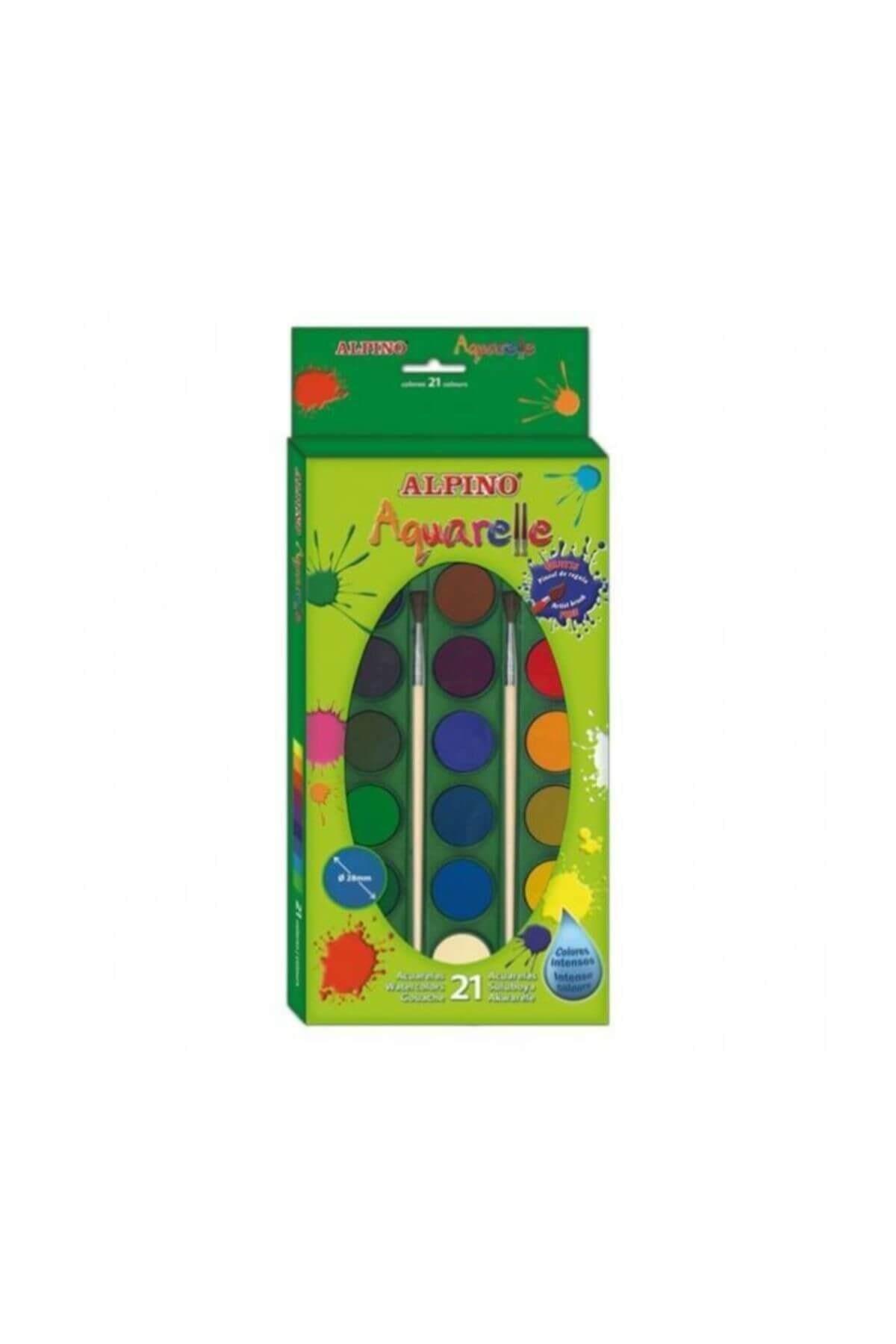 Alpino Aquarelle Sulu Boya 21 Renk