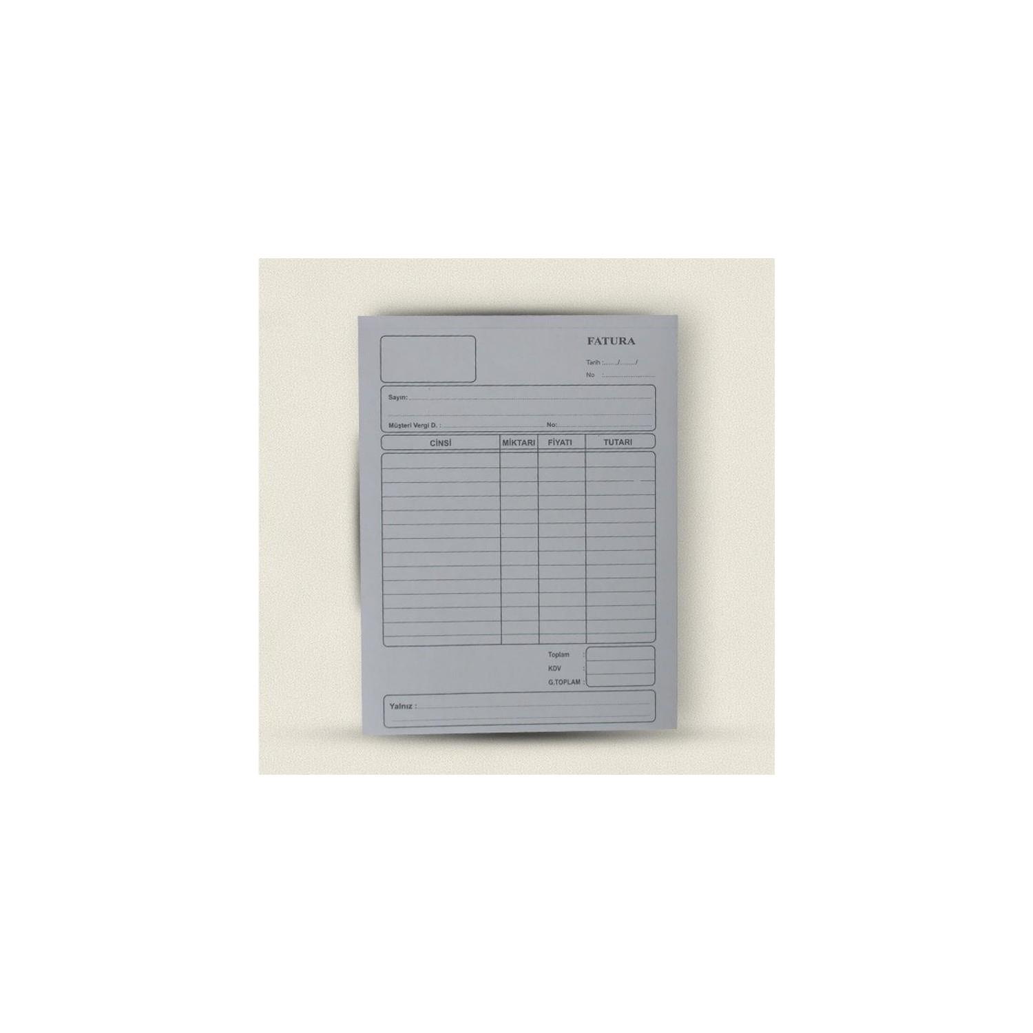 Altınyıldız Otokopili Fatura 14 x 20 cm 3 Nüsha (12 Li Paket)