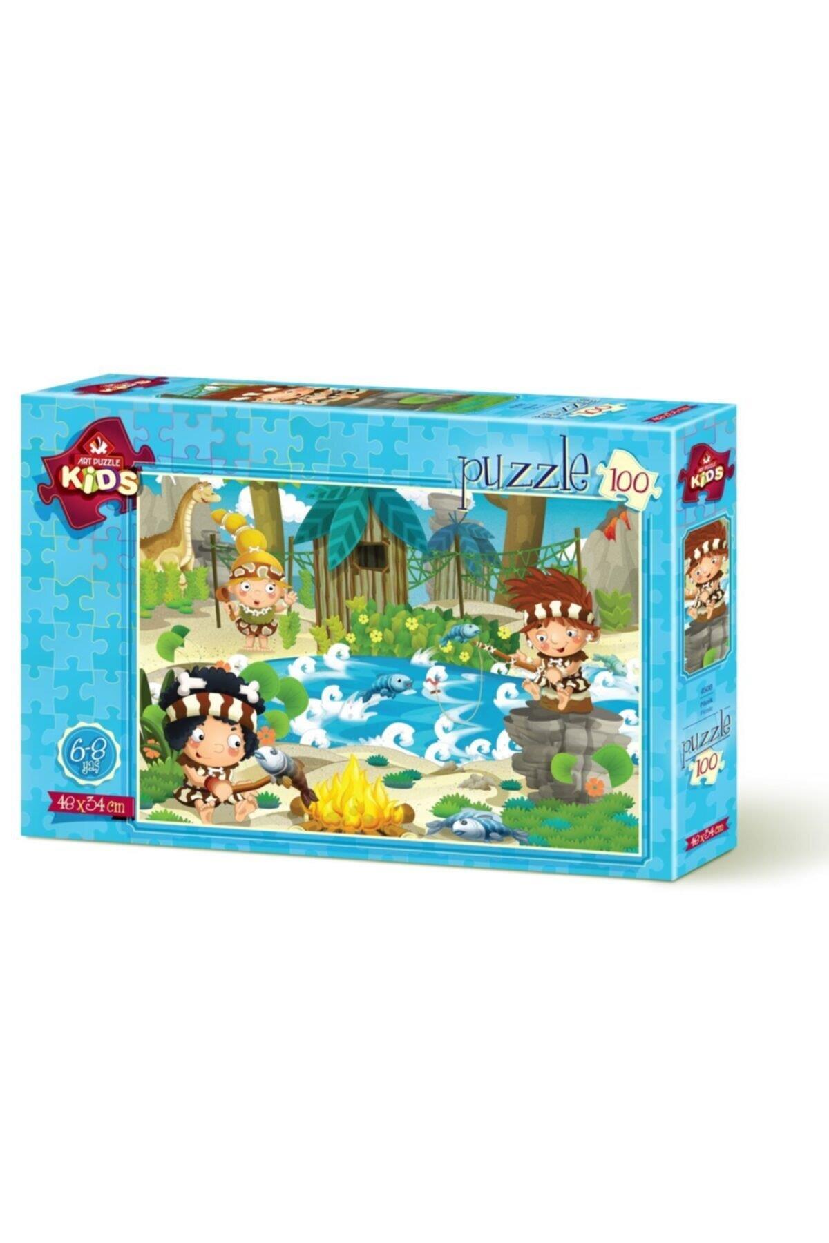 Art Çocuk Puzzle Piknik 100 Parça Puzzle