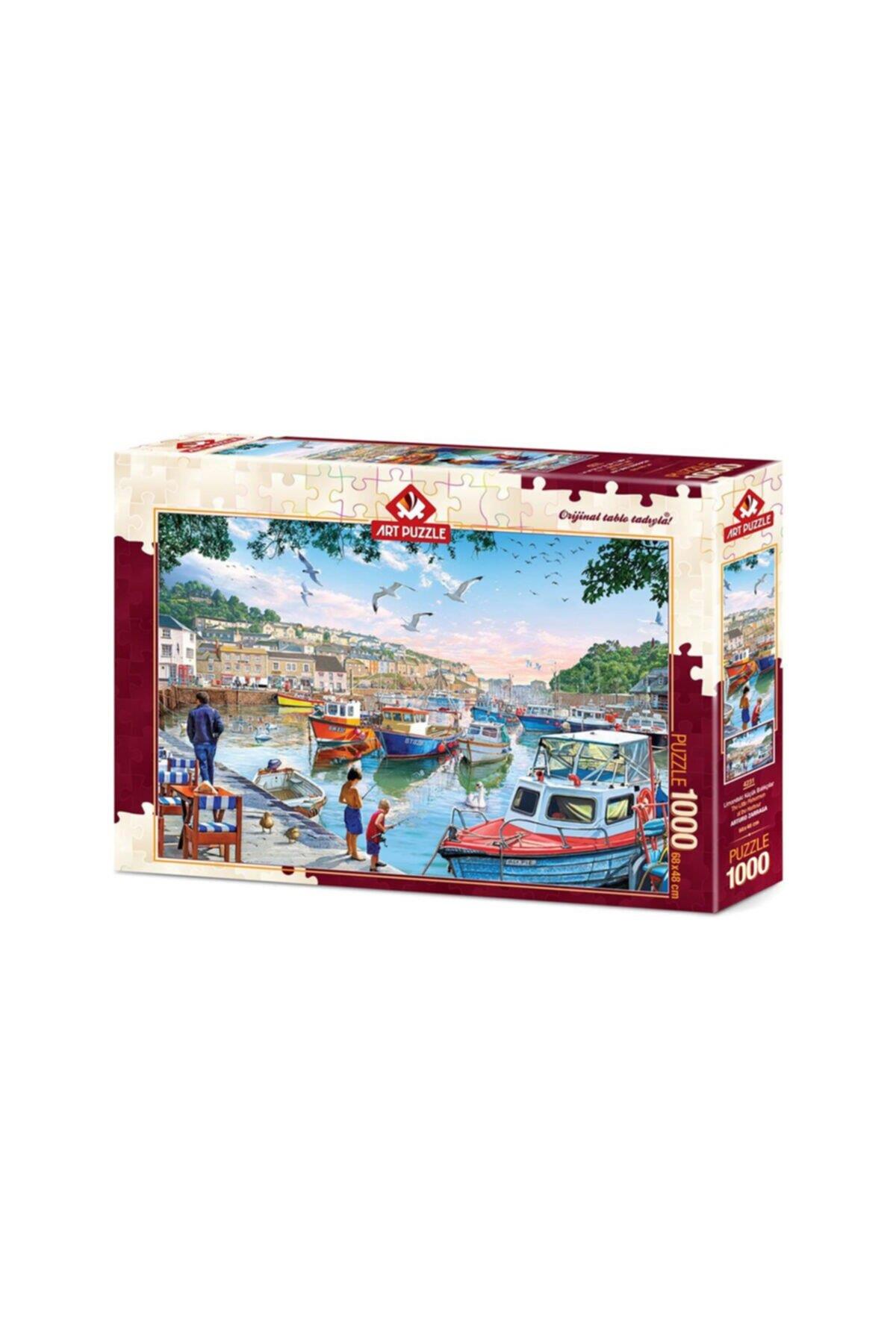 Art Puzzle Limandaki Küçük Balıkçılar 1000 Parça Puzzle