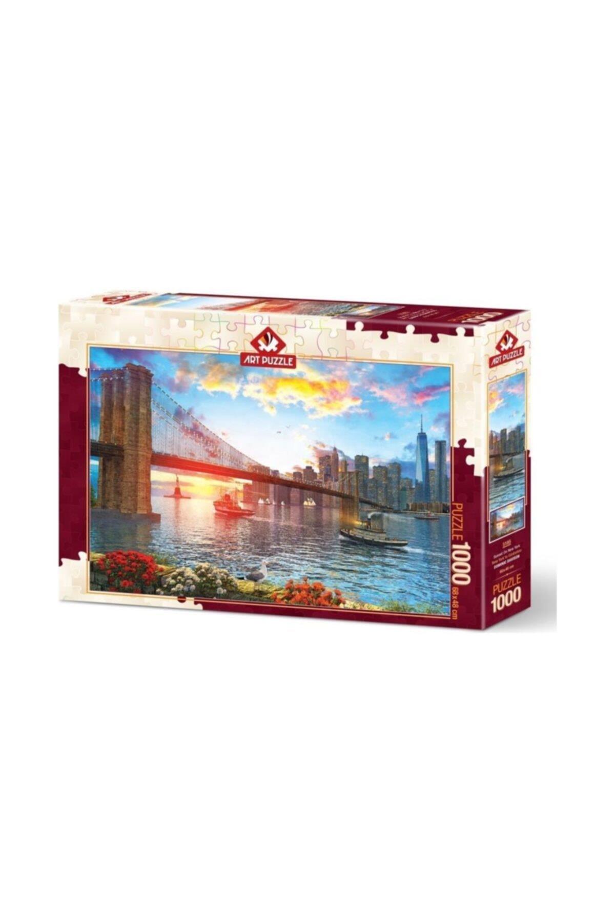Art Puzzle 1000 Parça New YorkTa Gün Batımı 5185