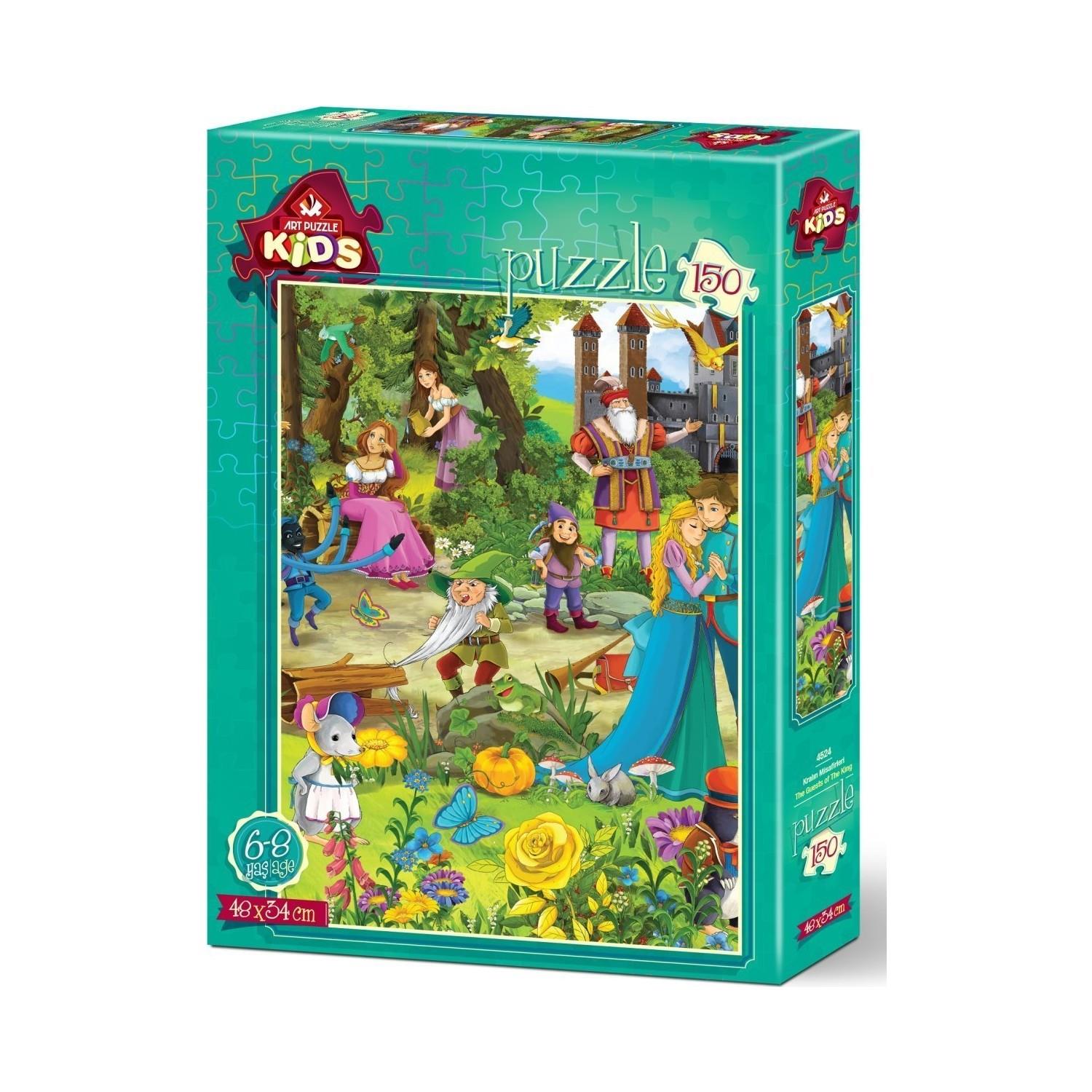 Art Çocuk Puzzle Kralın Misafirleri 150 Parça Puzzle