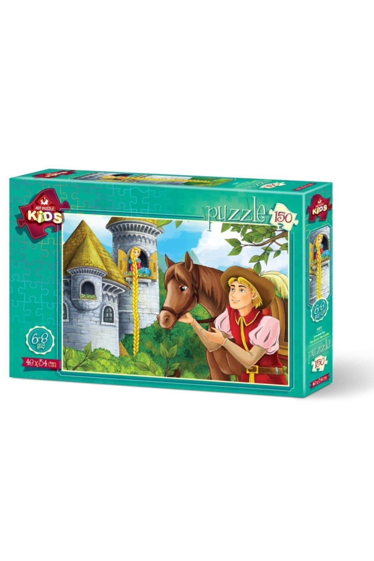 Art Çocuk Puzzle Şatodaki Kız 150 Parça Puzzle