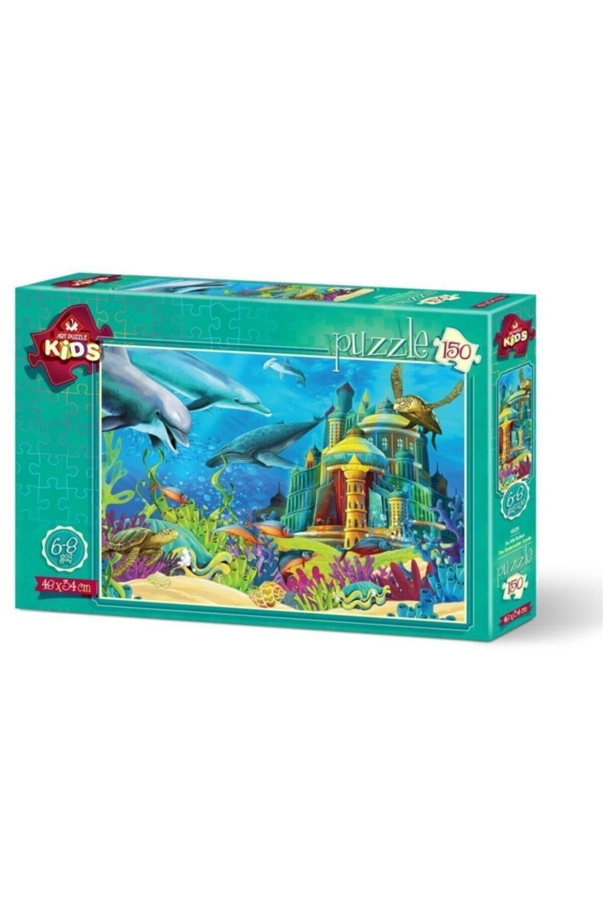 Art Çocuk Puzzle Su Altı Kalesi 150 Parça Puzzle