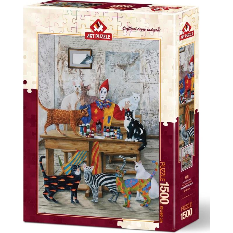 Art Puzzle 1500 Parça Renkli Dünyam 4543