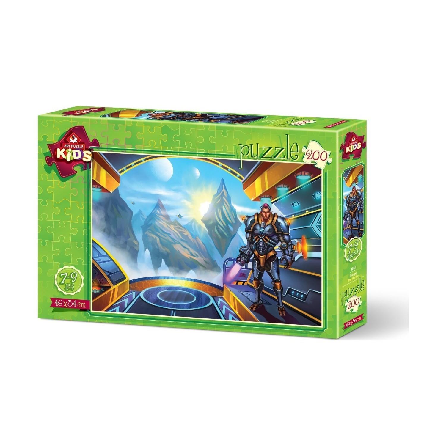 Art Çocuk Puzzle Savaşçı 200 Parça Puzzle