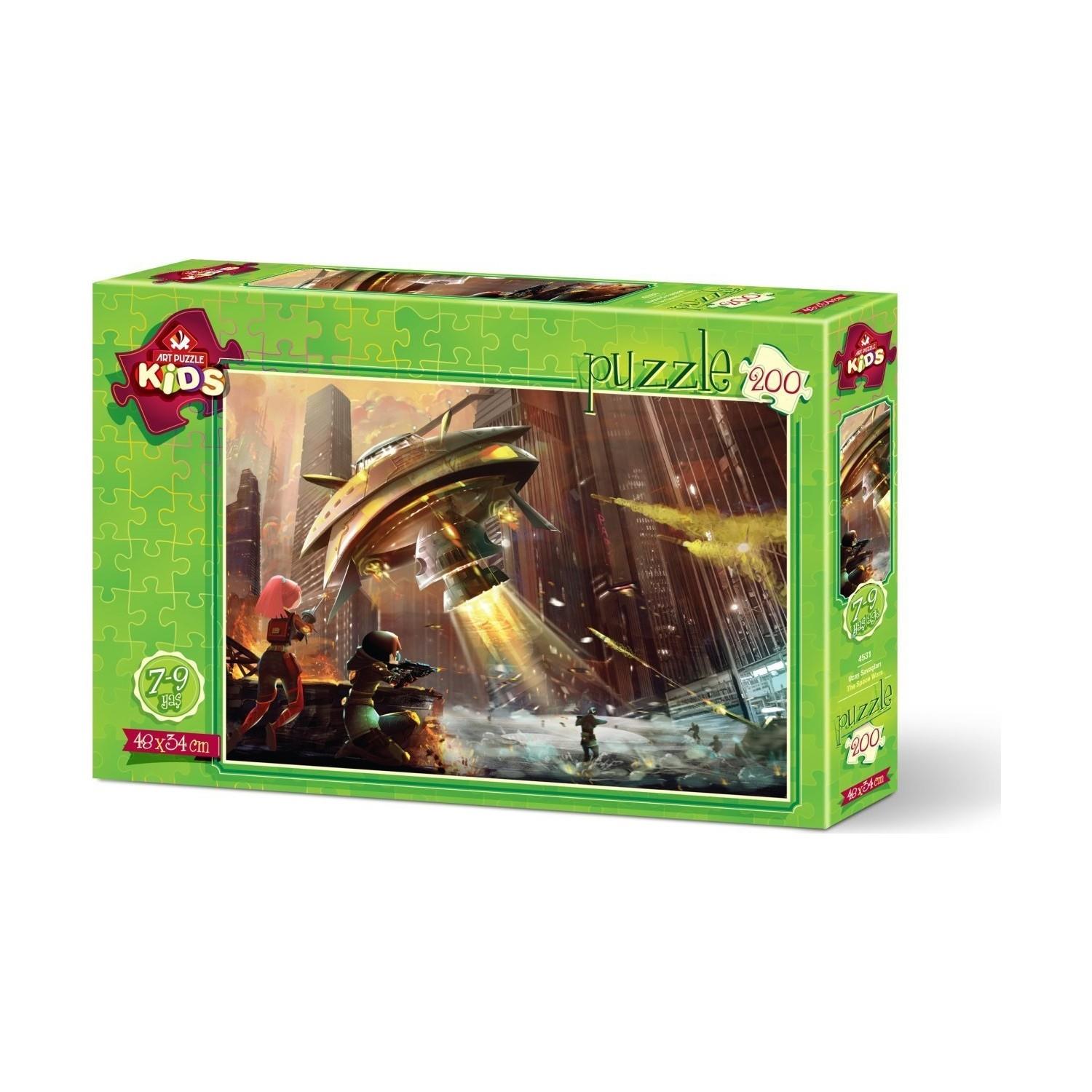 Art Çocuk Puzzle Uzay Savaşları 200 Parça Puzzle