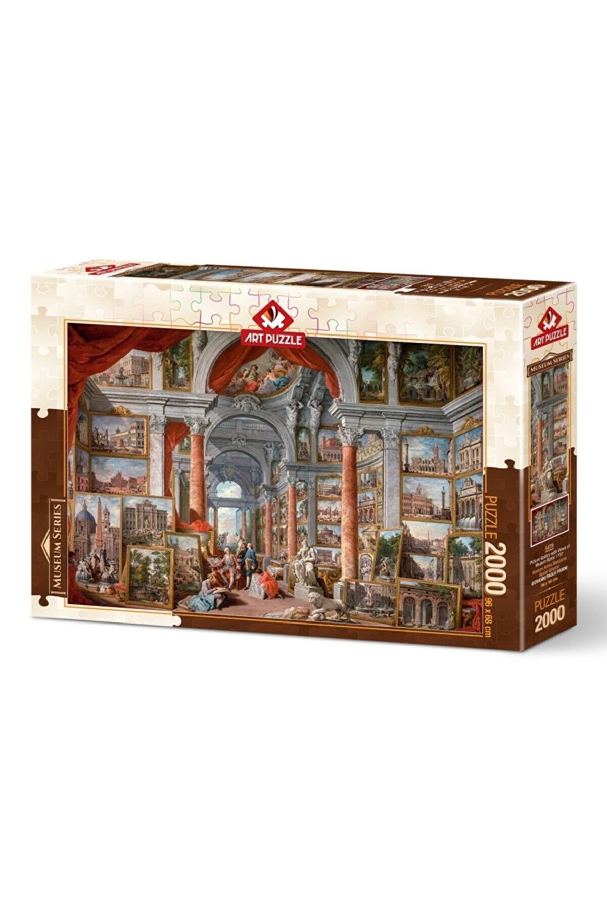 Art Puzzle Modern Roma Manzaralı Resim Galerisi 2000 Parça Puzzle