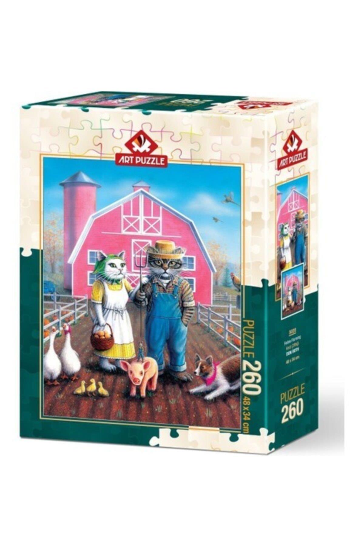 Art Puzzle 260 Parça Kedi Çiftliği