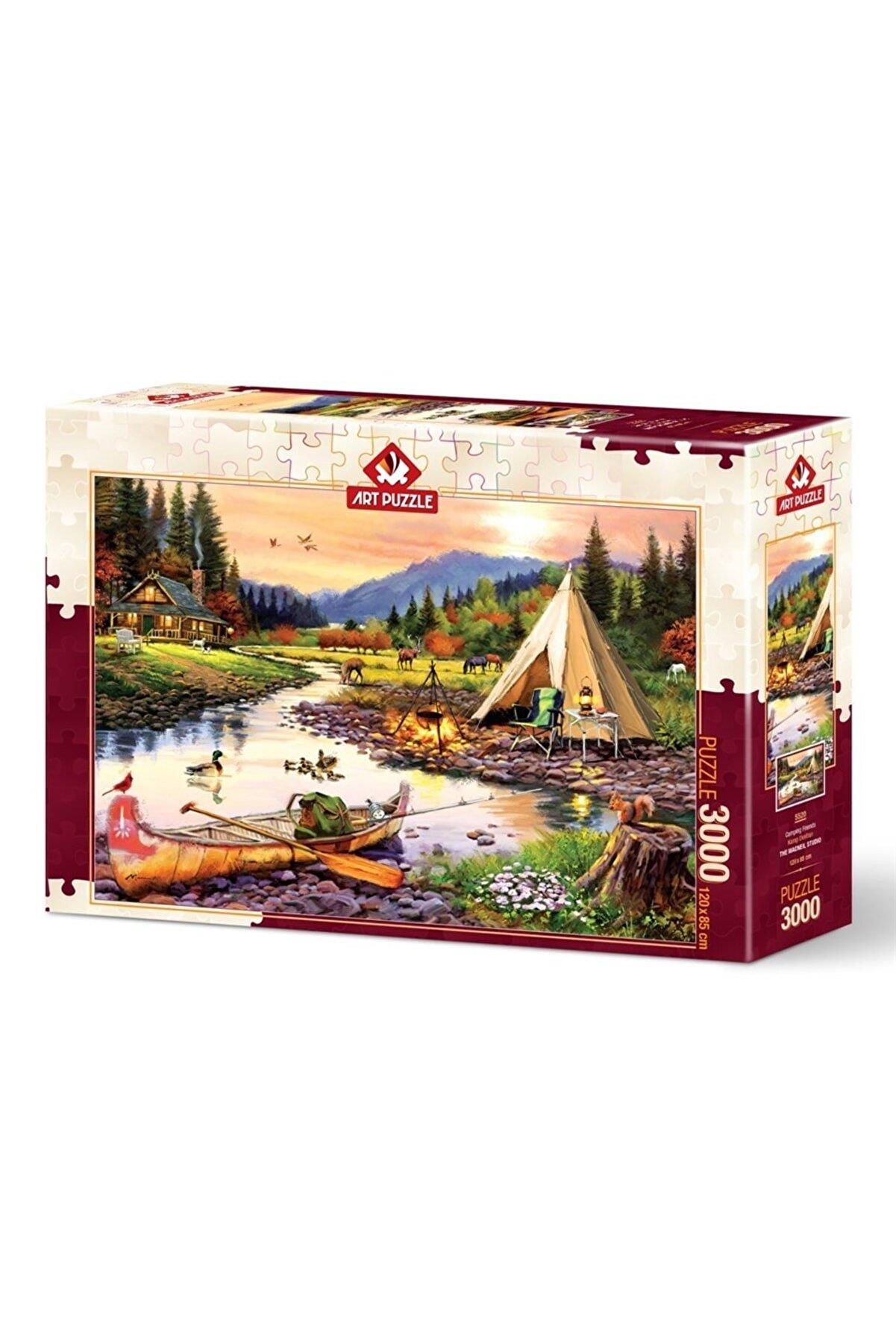 Art Puzzle Kamp Dostları 3000 Parça Puzzle