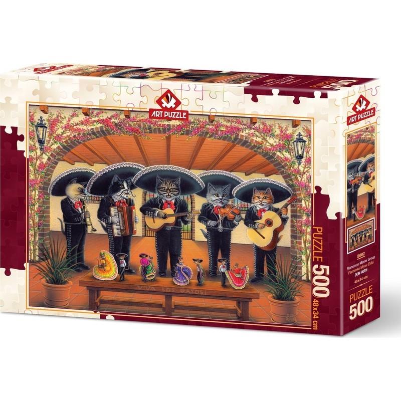 Art Puzzle 500 Parça Flamenko Miyav Ekibi 5082