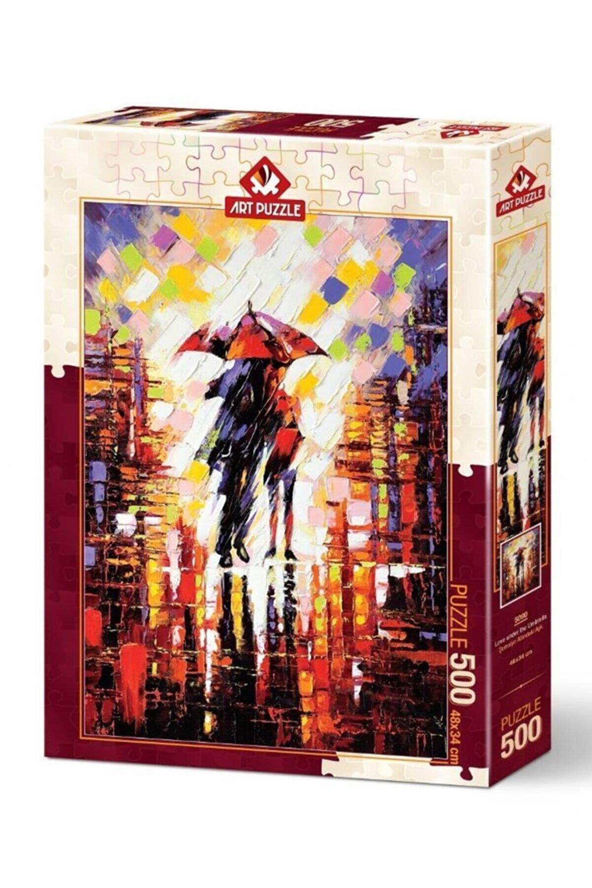 Art Puzzle Şemsiye Altındaki Aşk 500 Parça Puzzle