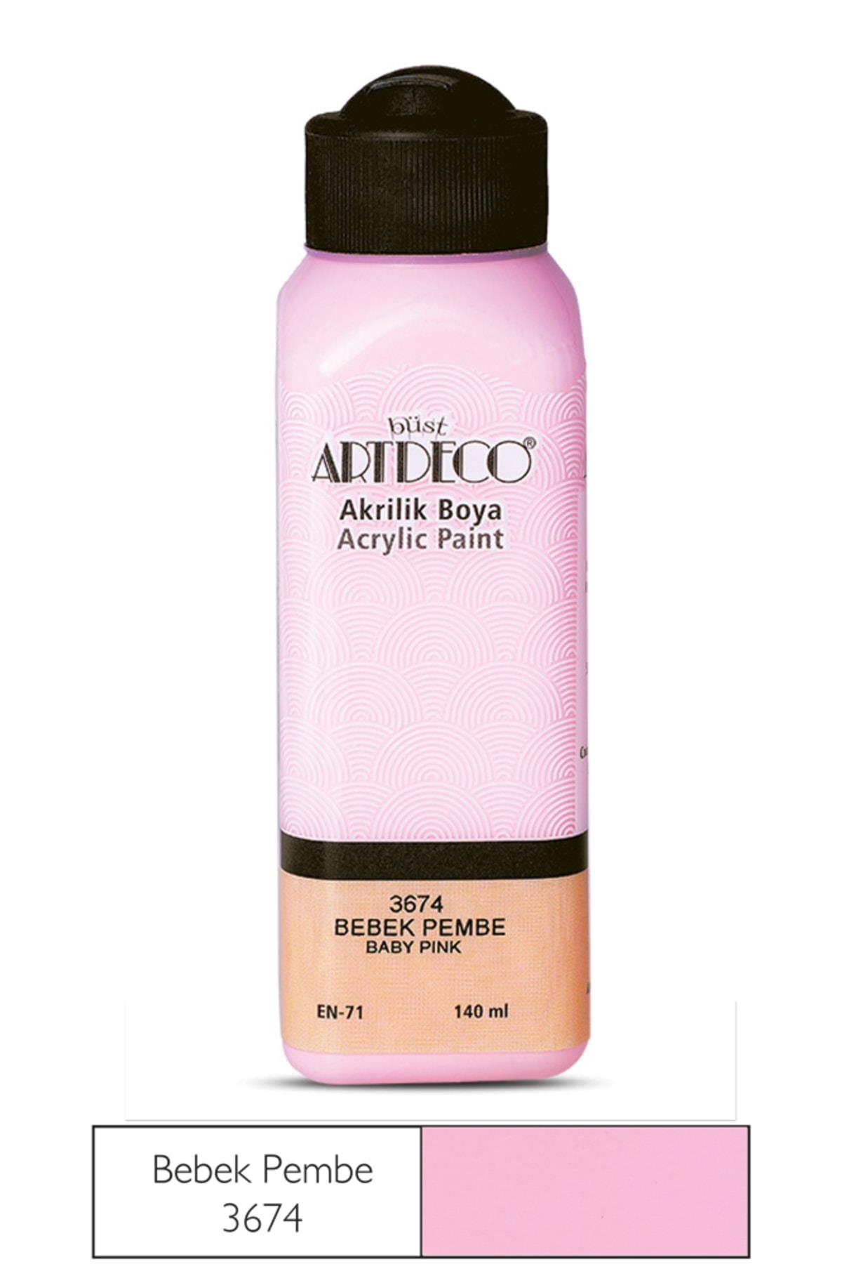 Artdeco Akrilik Boya 140 ML Bebek Pembe Akrilik Boya