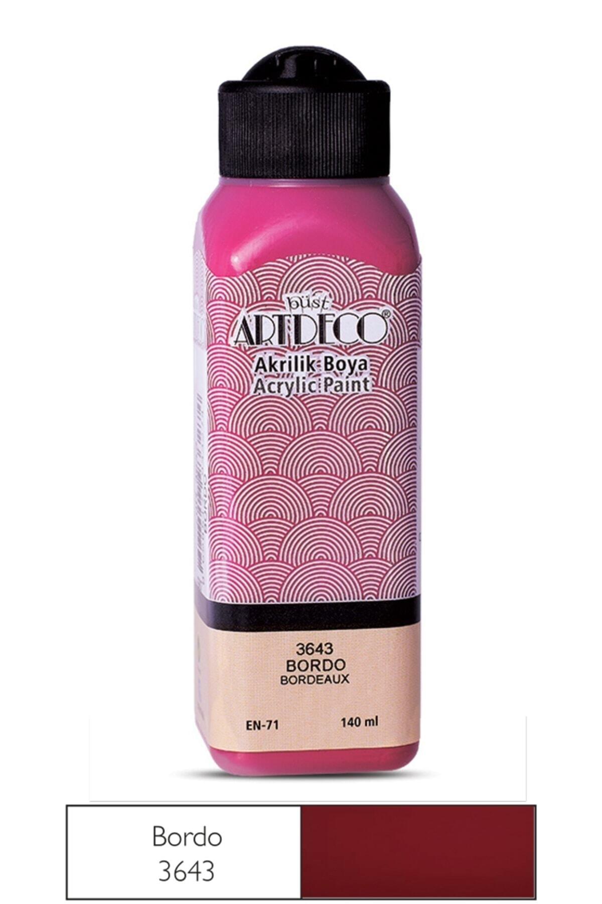Artdeco Akrilik Boya 140 ML Bordo Akrilik Boya
