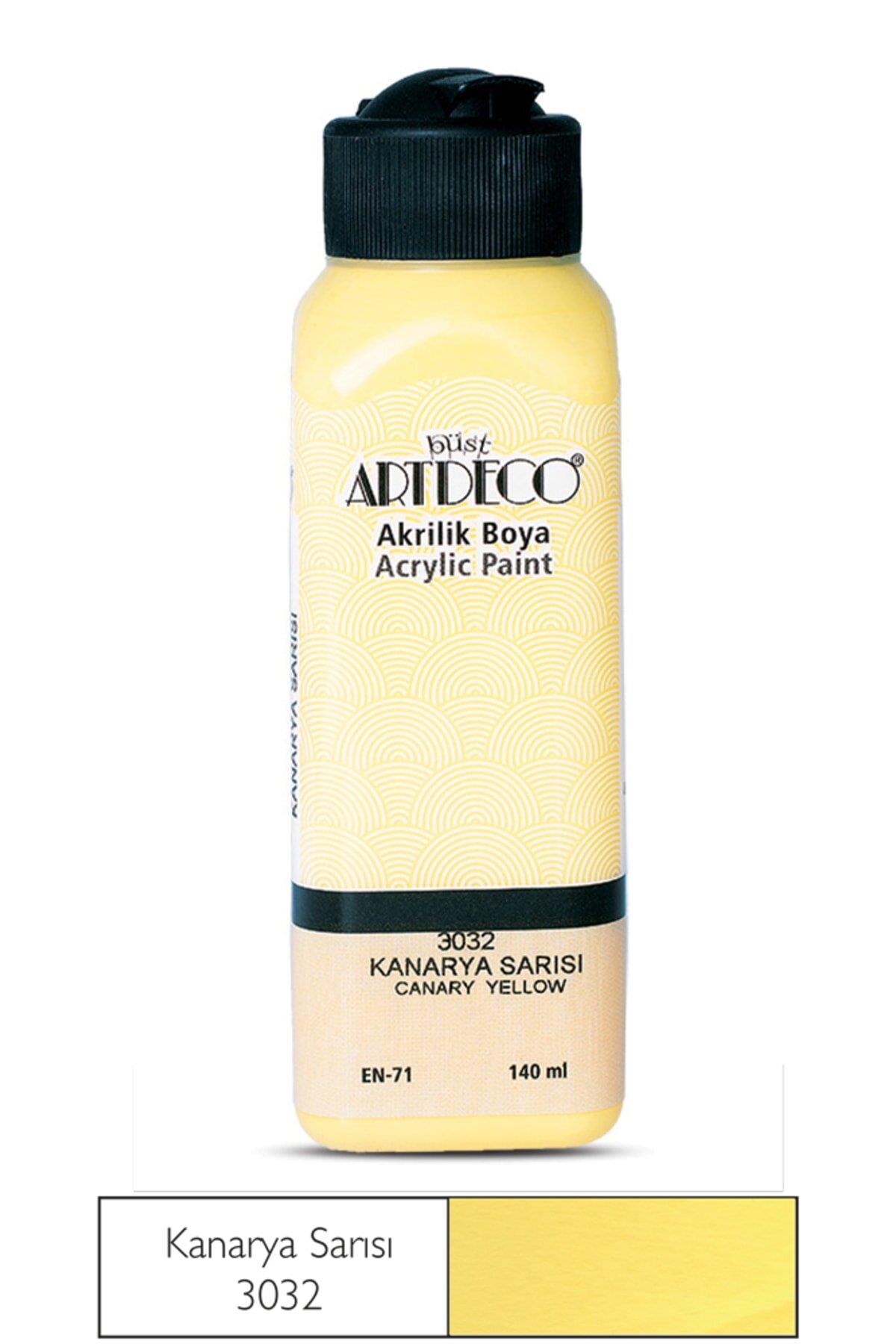 Artdeco Akrilik Boya 140 ML Kanarya Sarısı Akrilik Boya