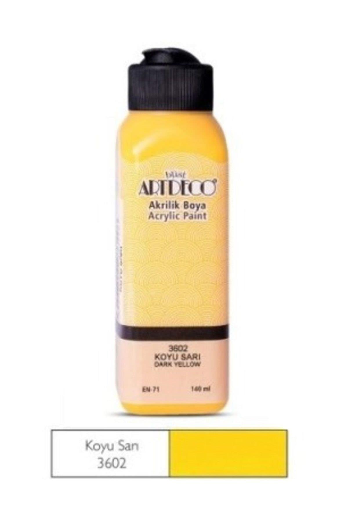 Artdeco Akrilik Boya 140 ML Koyu Sarı 070R-3602