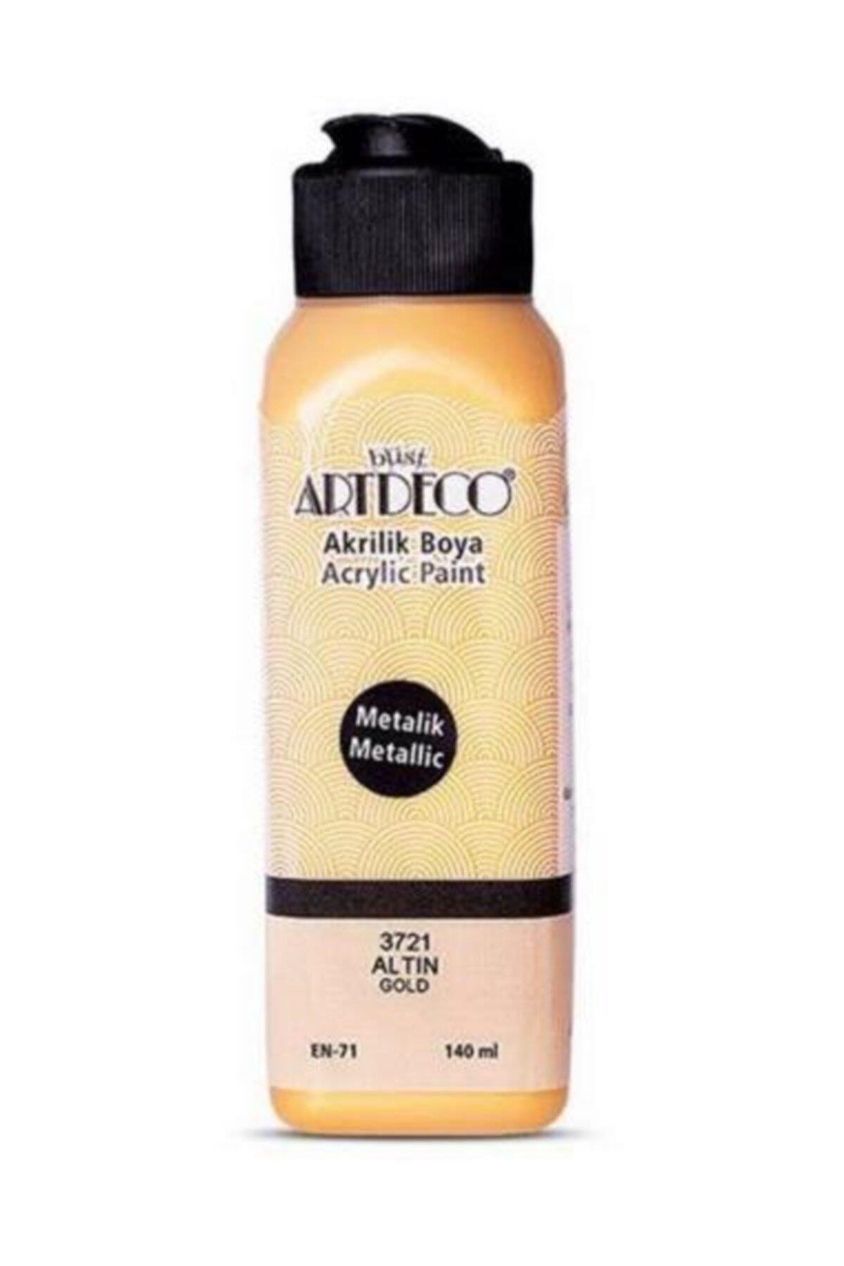 Artdeco Akrilik Boya 140 ML Metalik Altın Akrilik Boya