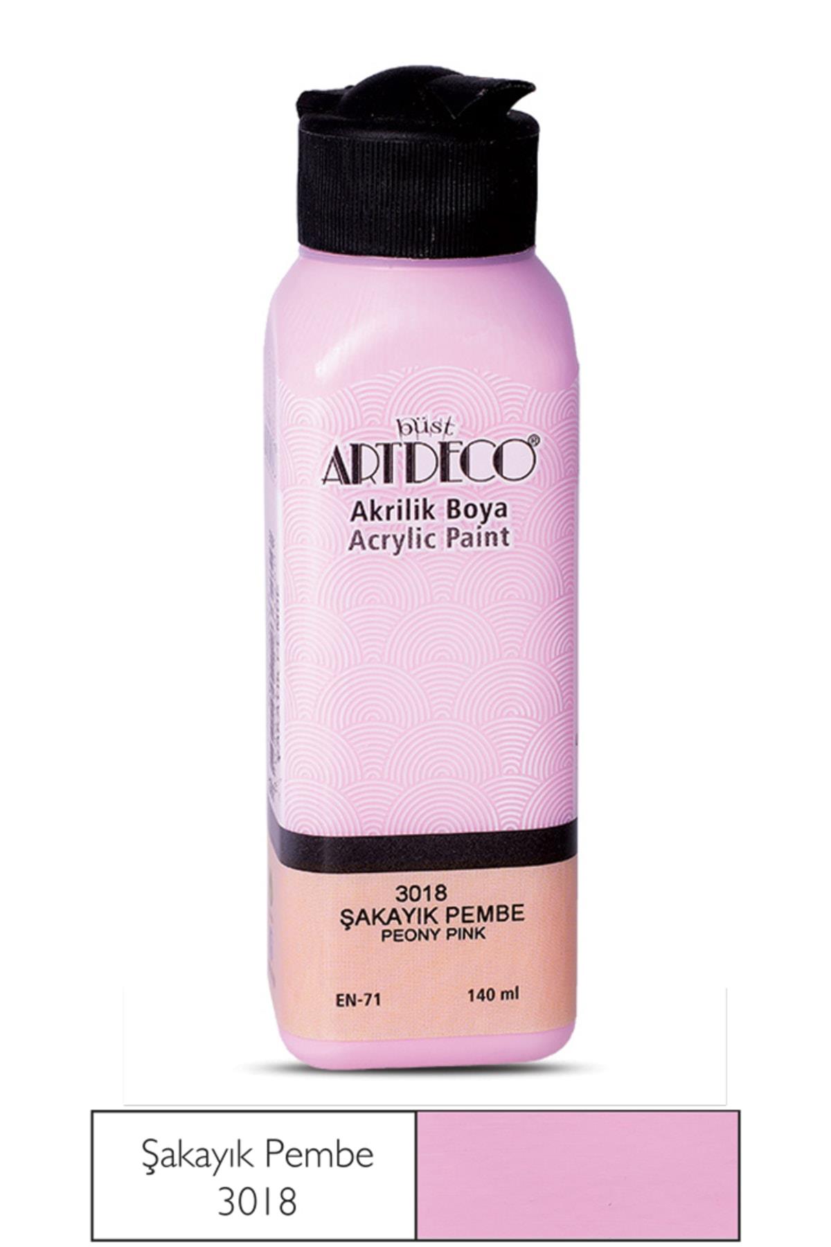 Artdeco Akrilik Boya 140 ML Şakayık Pembe Akrilik Boya
