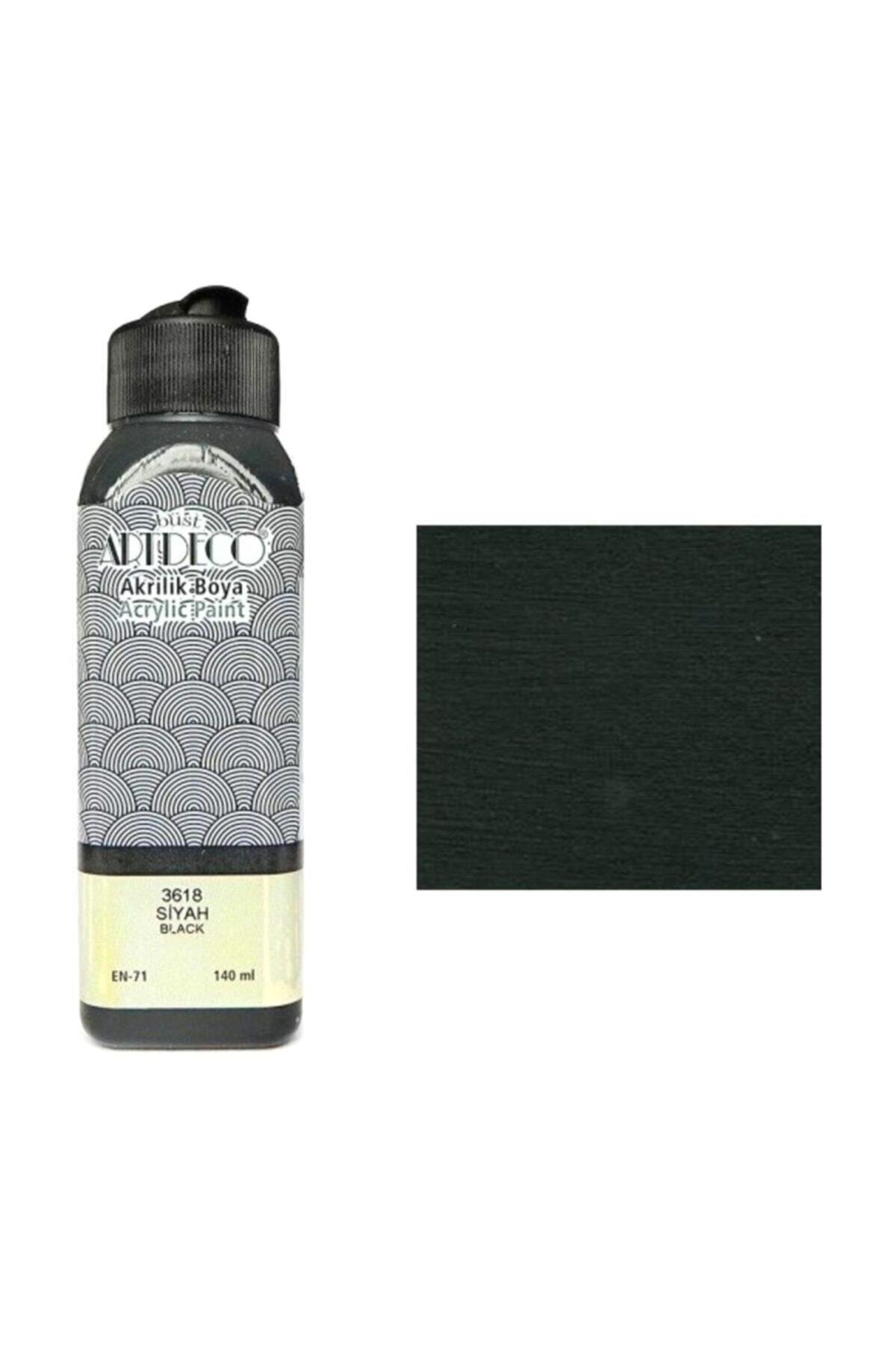 Artdeco Akrilik Boya 140 ML Siyah 070R-3618