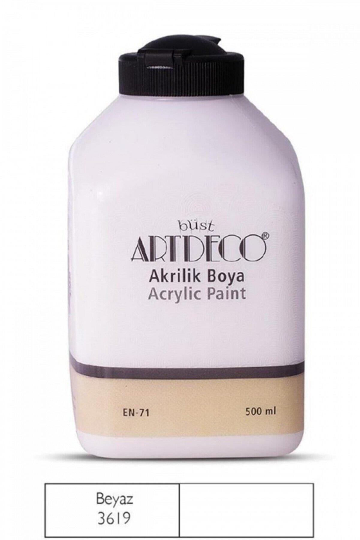 Artdeco Akrilik Boya 500 ML Beyaz Akrilik Boya