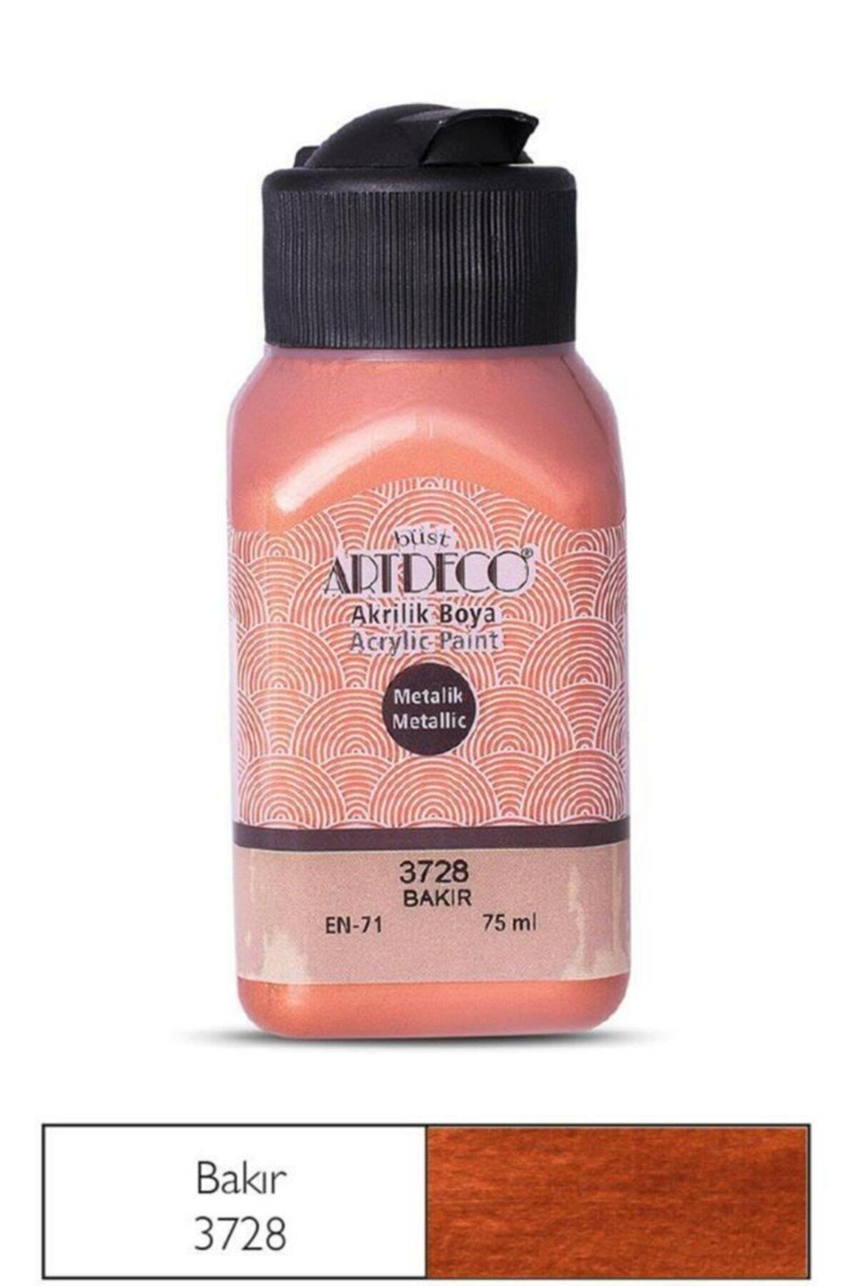 Artdeco Akrilik Boya 75 ML Metalik Bakır 3728