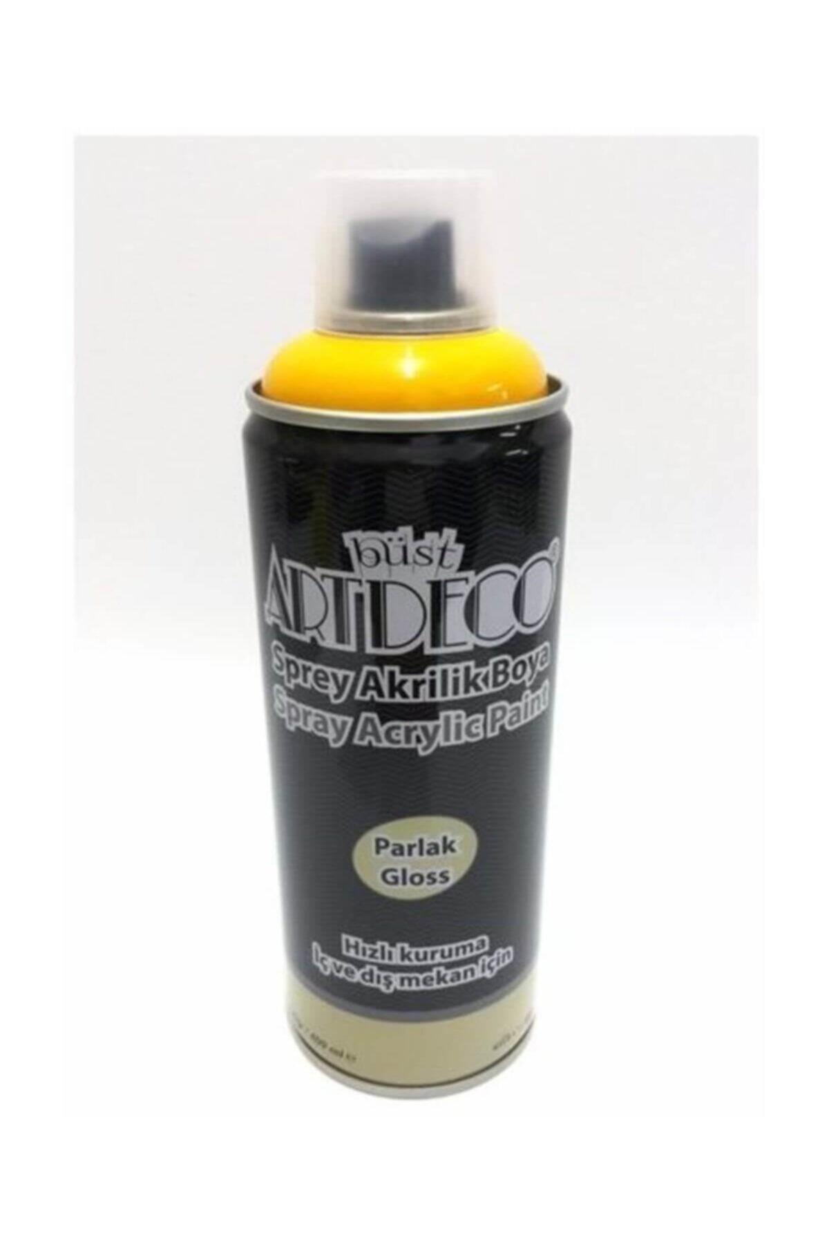 Artdeco Akrilik Sprey Boya 400 ML Güneş Sarı Sprey Akrilik Boya