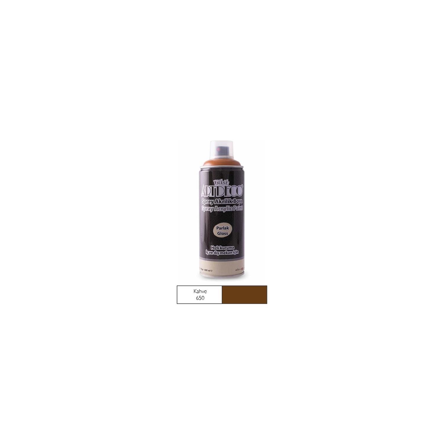 Artdeco Akrilik Sprey Boya 400 ML Kahverengi Y-400-650