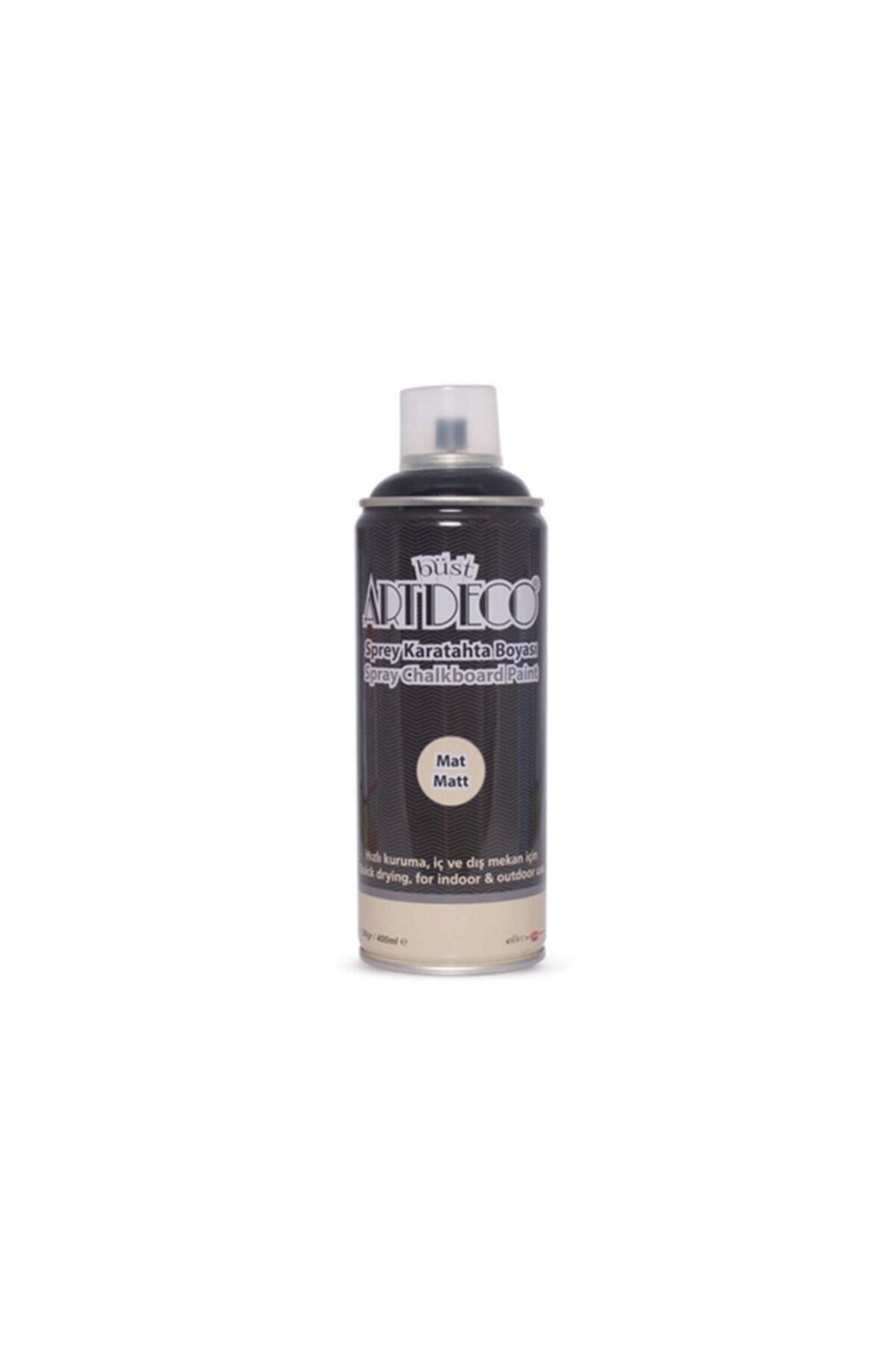 Artdeco Akrilik Sprey Boya 400 ML Mat Siyah Sprey Akrilik Boya