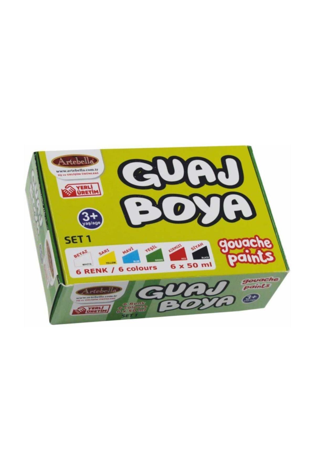 Artebella Guaj Boya 6 Lı Set-01 50 CC Abs70050