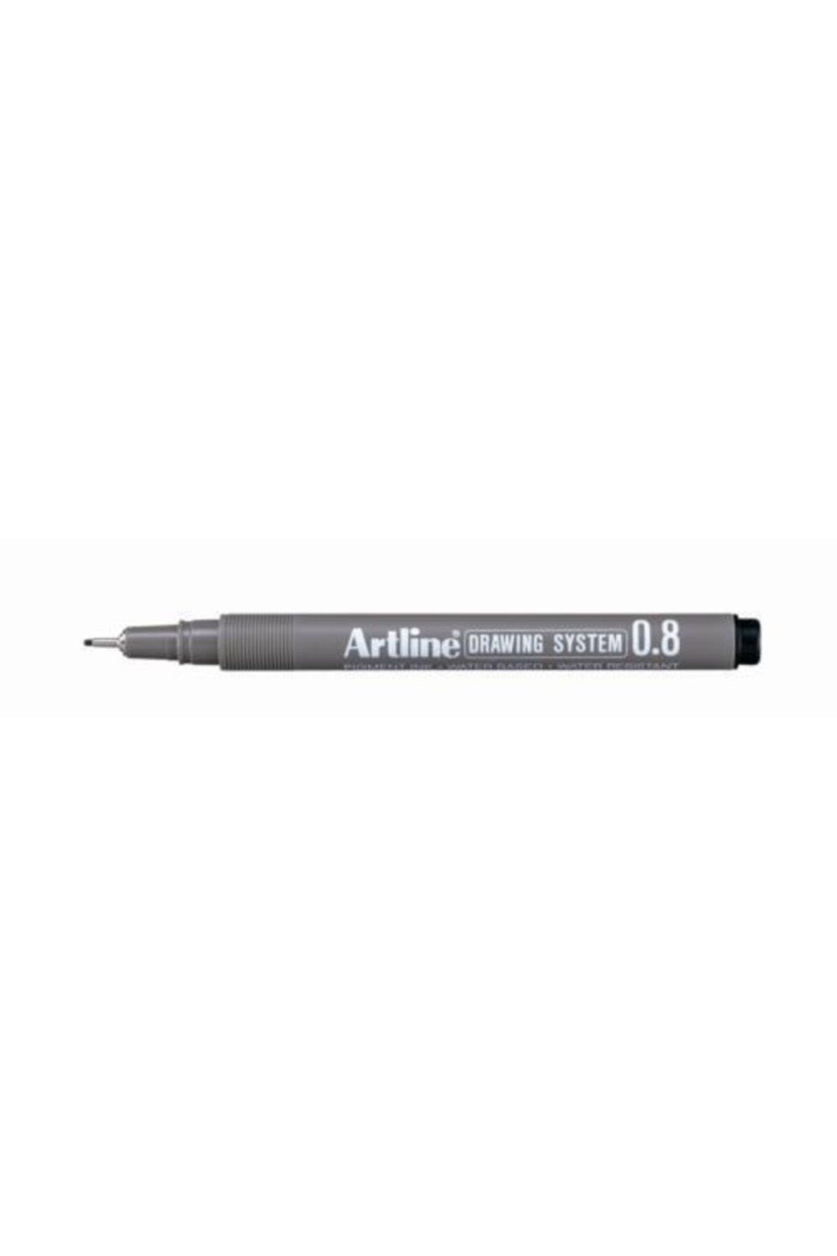 Artline Çizim Kalemi 0.8 MM Mavi EK238
