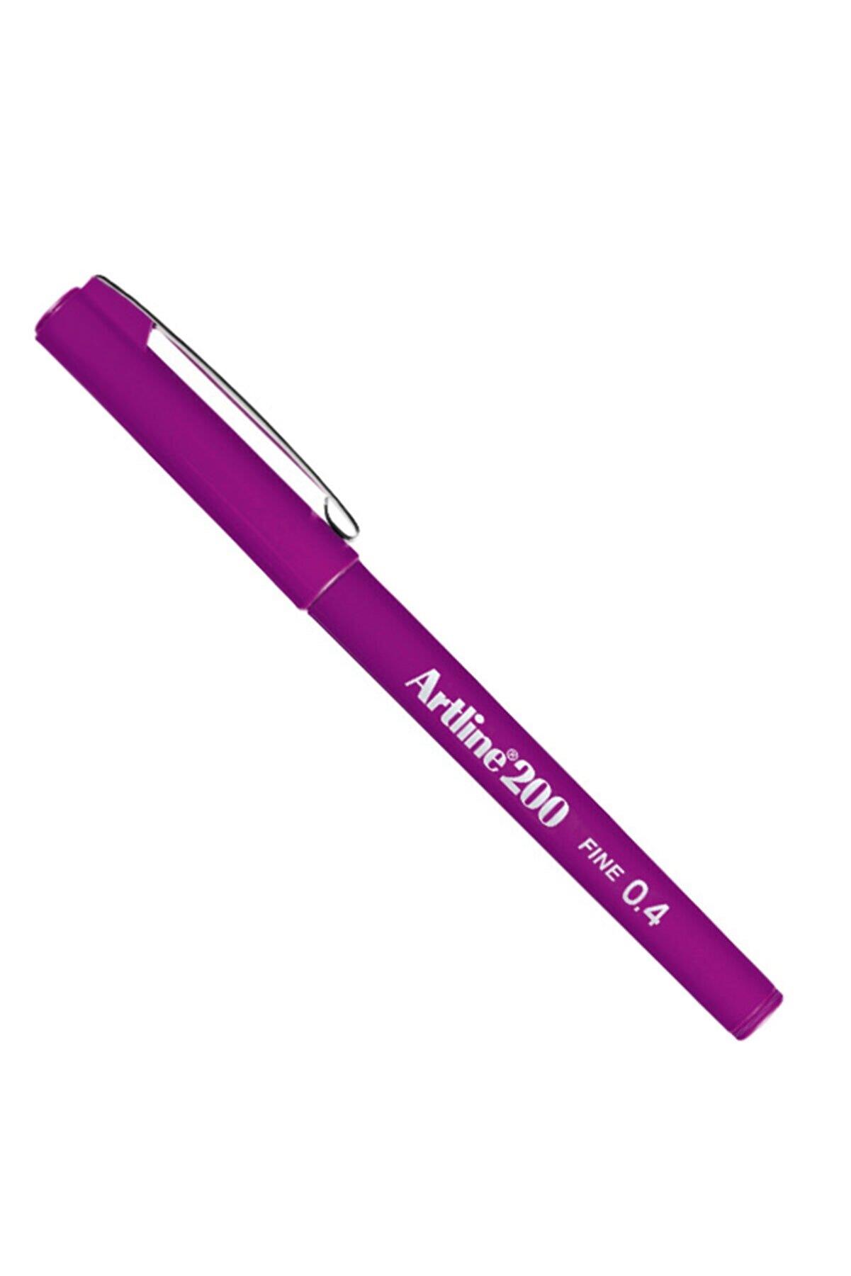 Artline Fine Writing Pen 0.4 MM Eflatun (12 Adet)