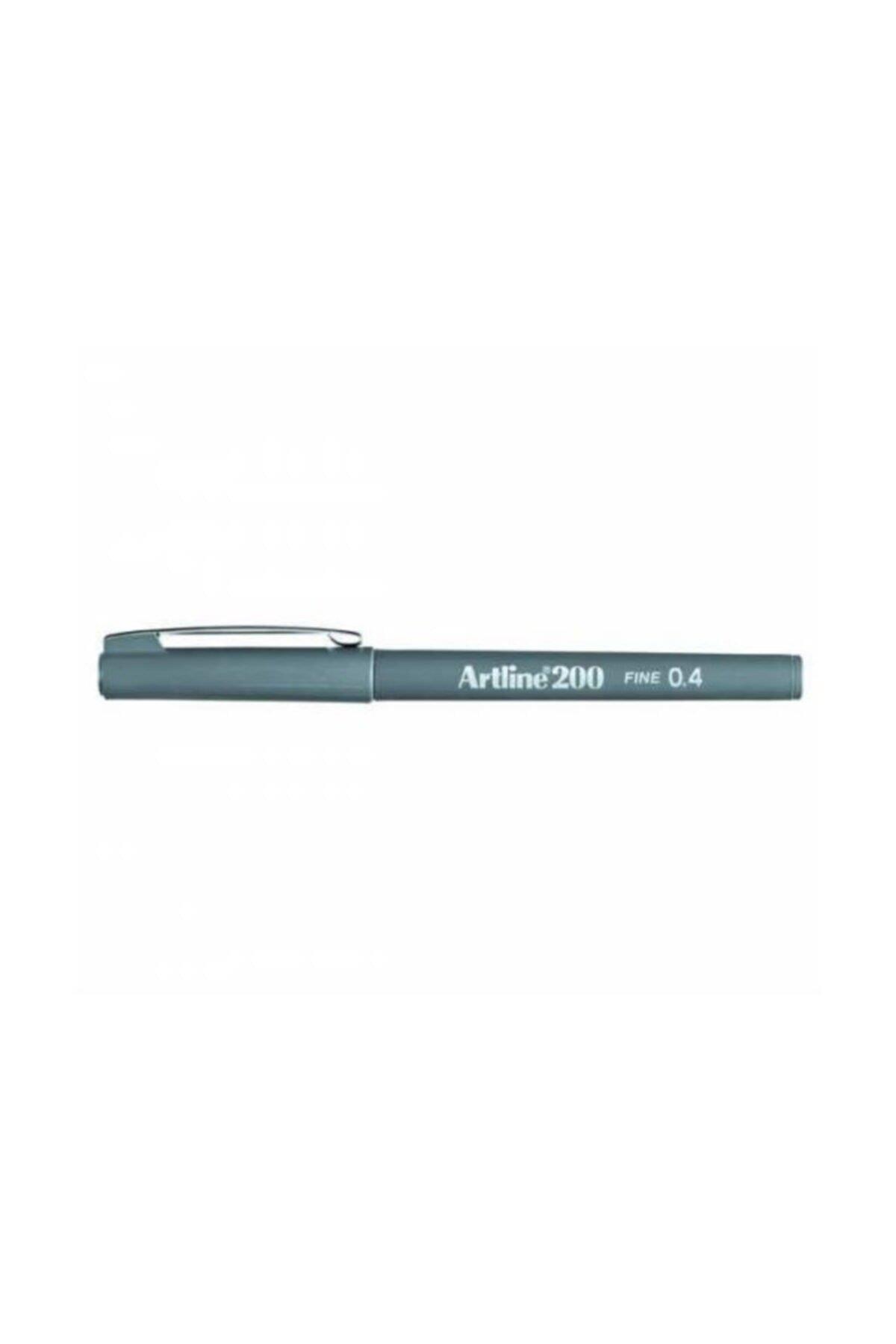 Artline Fineliner 0.4 MM Gri (12 Li Paket)