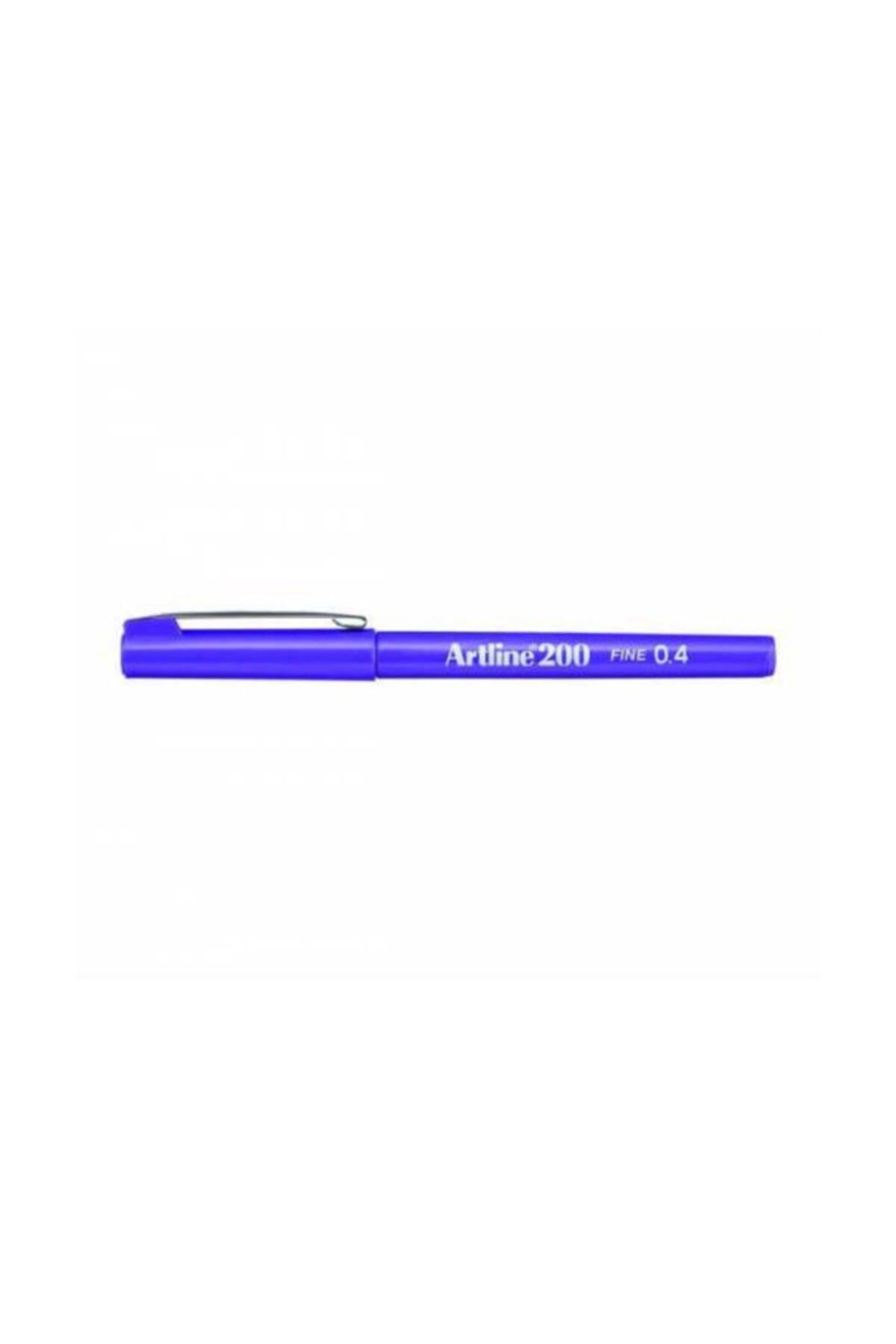 Artline Fineliner 0.4 MM Mor (12 Li Paket)