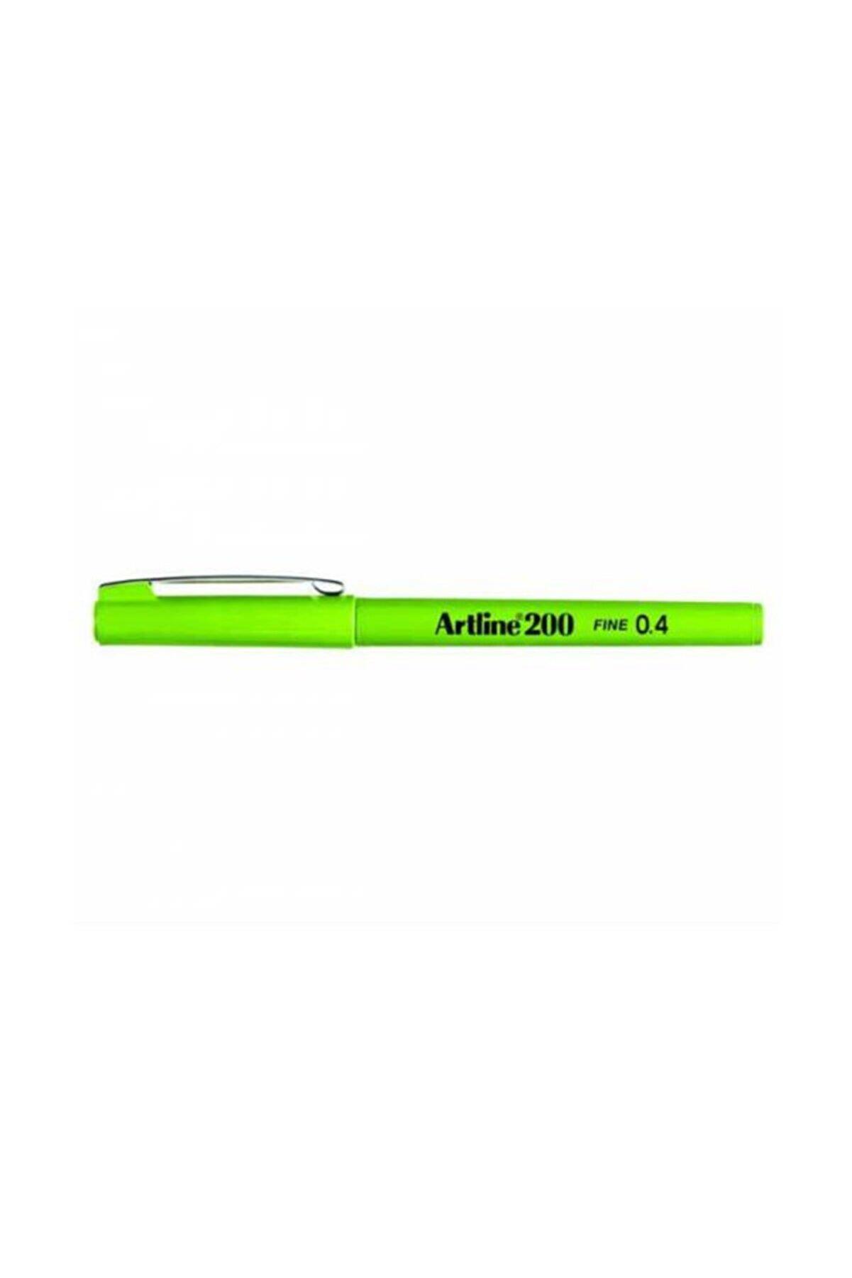Artline Fineliner 0.4 MM Sarımsı Yeşil (12 Li Paket)