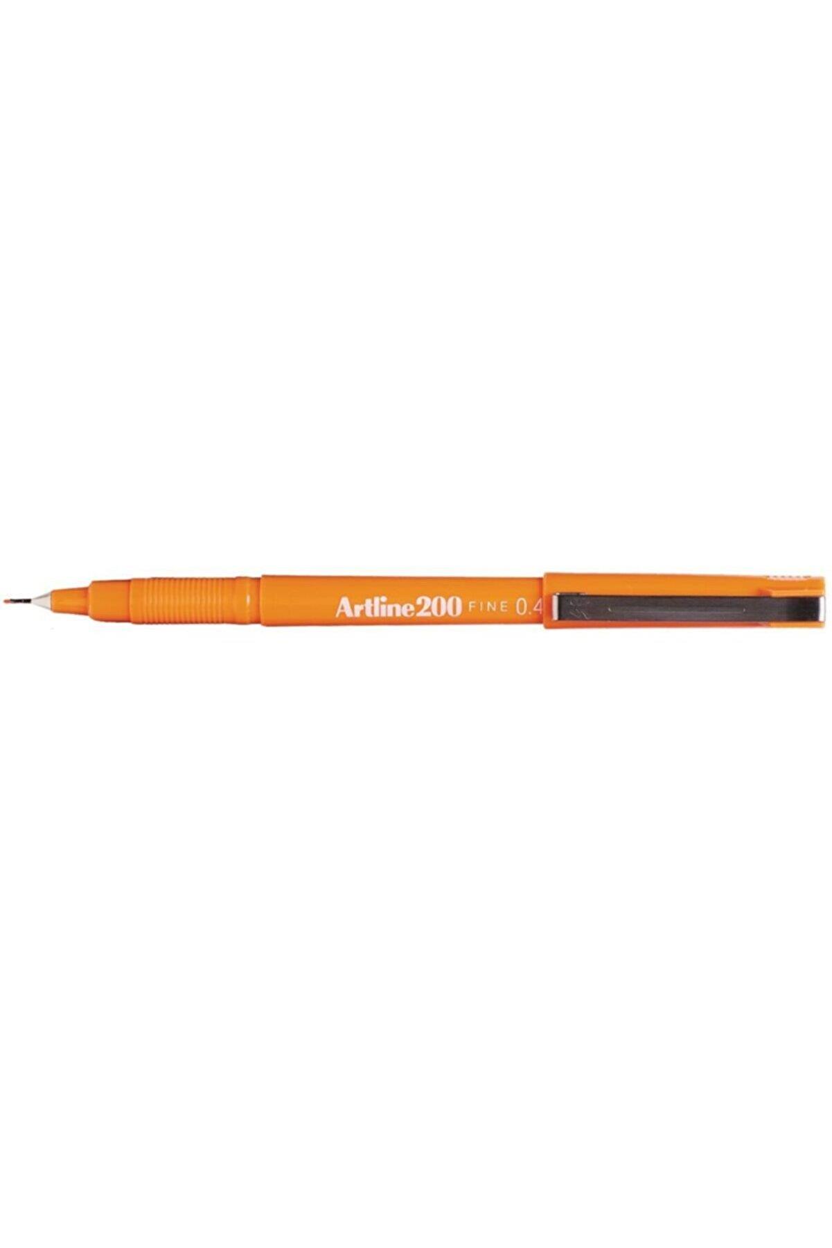 Artline Fineliner 0.4 MM Turuncu (12 Li Paket)
