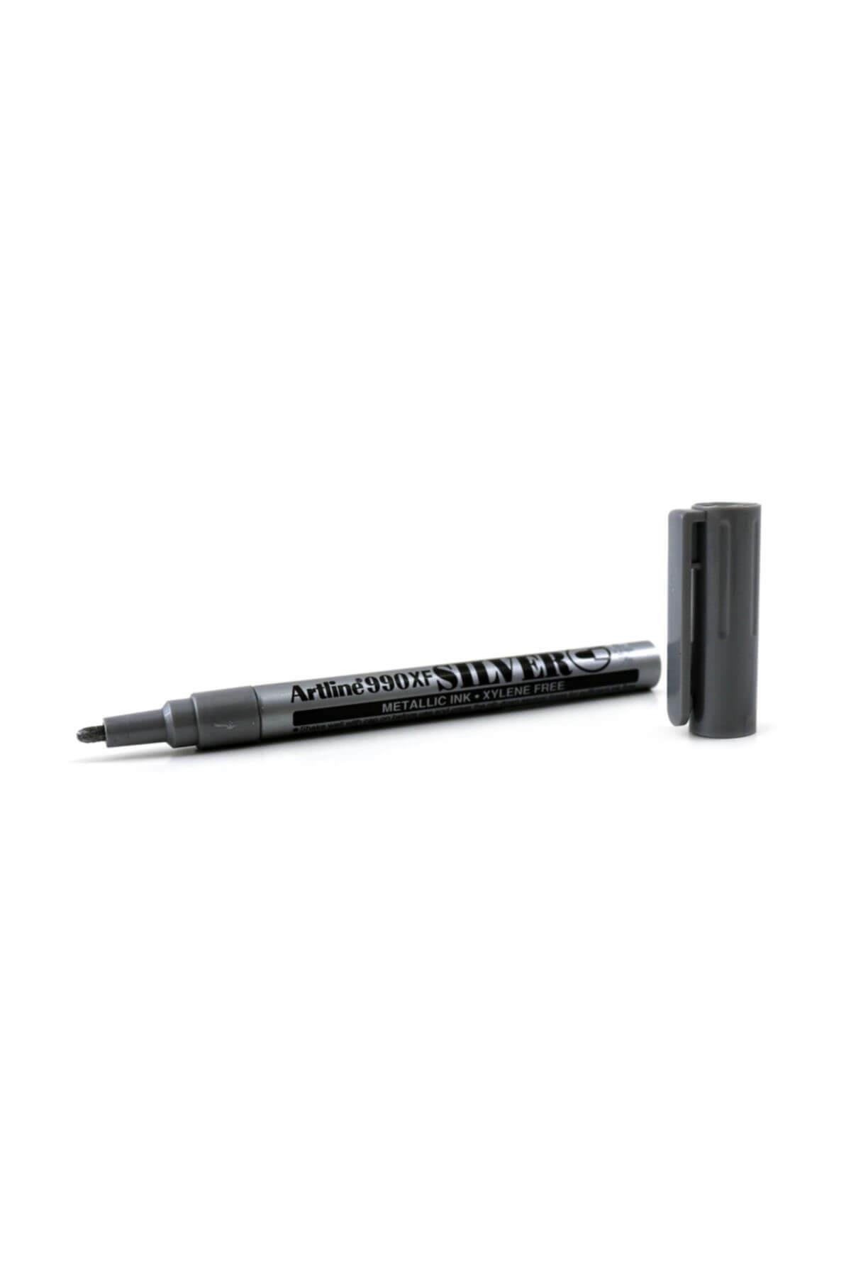 Artline Markör Yaldızlı Yuvarlak Uçlu 1.2 MM Gümüş EK-990XF (1 Kutu 12 Adet)