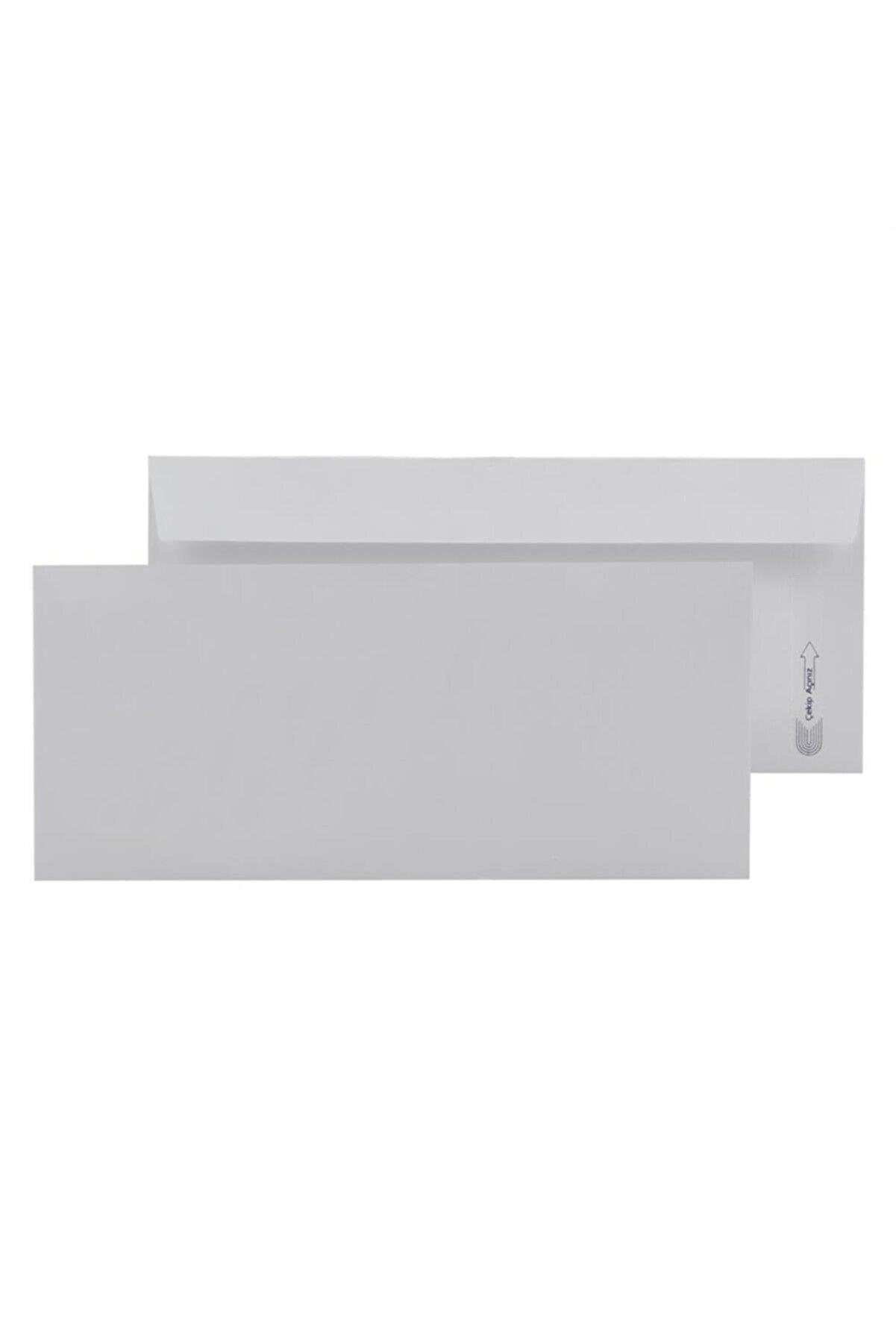 Asil Doğan Diplomat Zarf Extra Silikonlu 10.5 x 24 Cm 110 GR Beyaz (500 Adet)