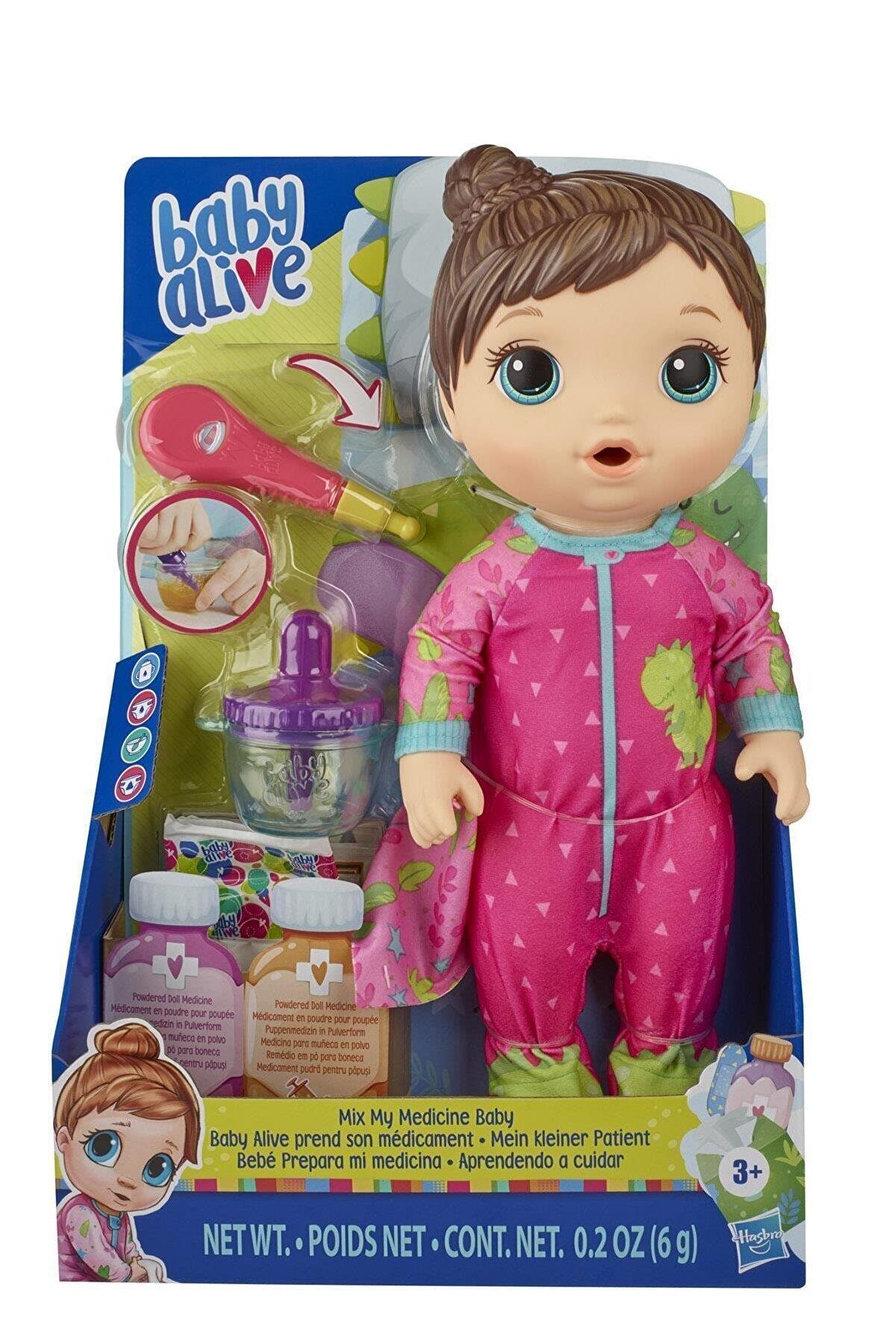 Hasbro Baby Alive Bebeğim Hasta Oldu Kumral Bebek E6942