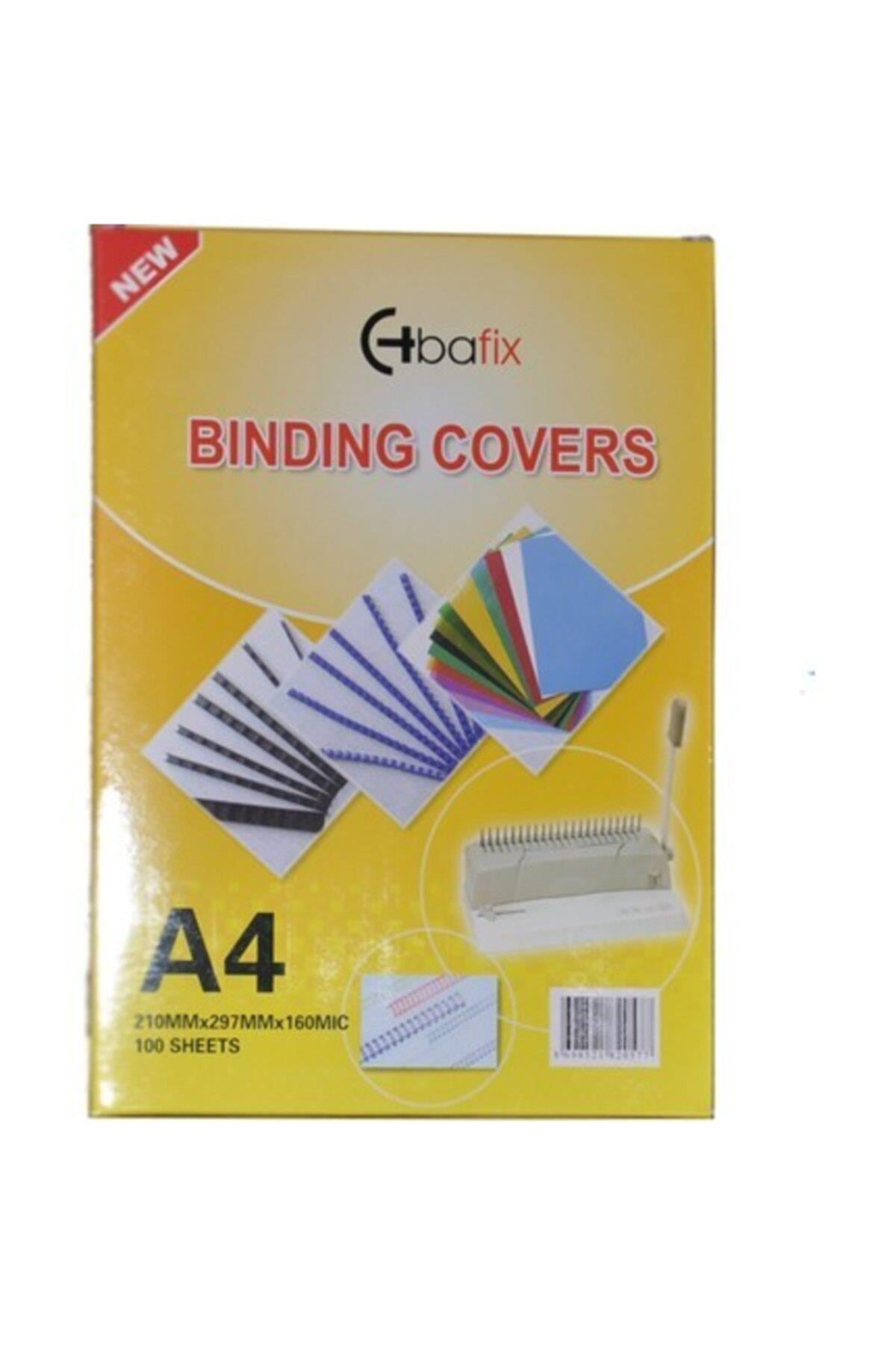 Bafix A-4 Pvc Cilt Kapağı 160 Micron Mat Mavi 66571 100 Lü (1 Paket 100 Adet)