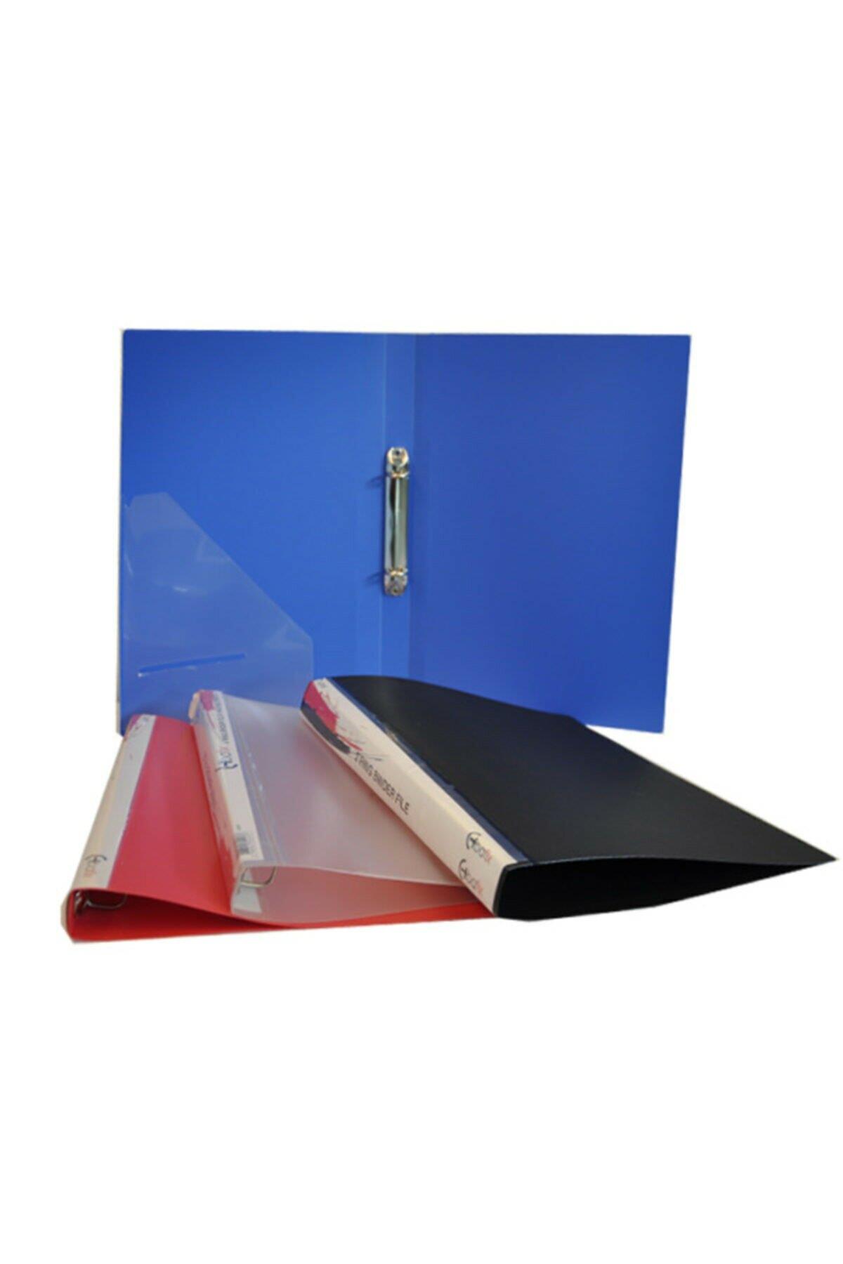 Bafix Halkalı Dosya 2 Halkalı A4 Mavi (35 Li Paket)