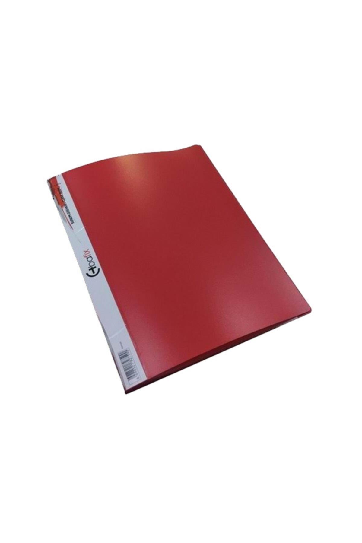Bafix Katalog (Sunum) Dosya 100 LÜ A4 Kırmızı (18 Li Paket)