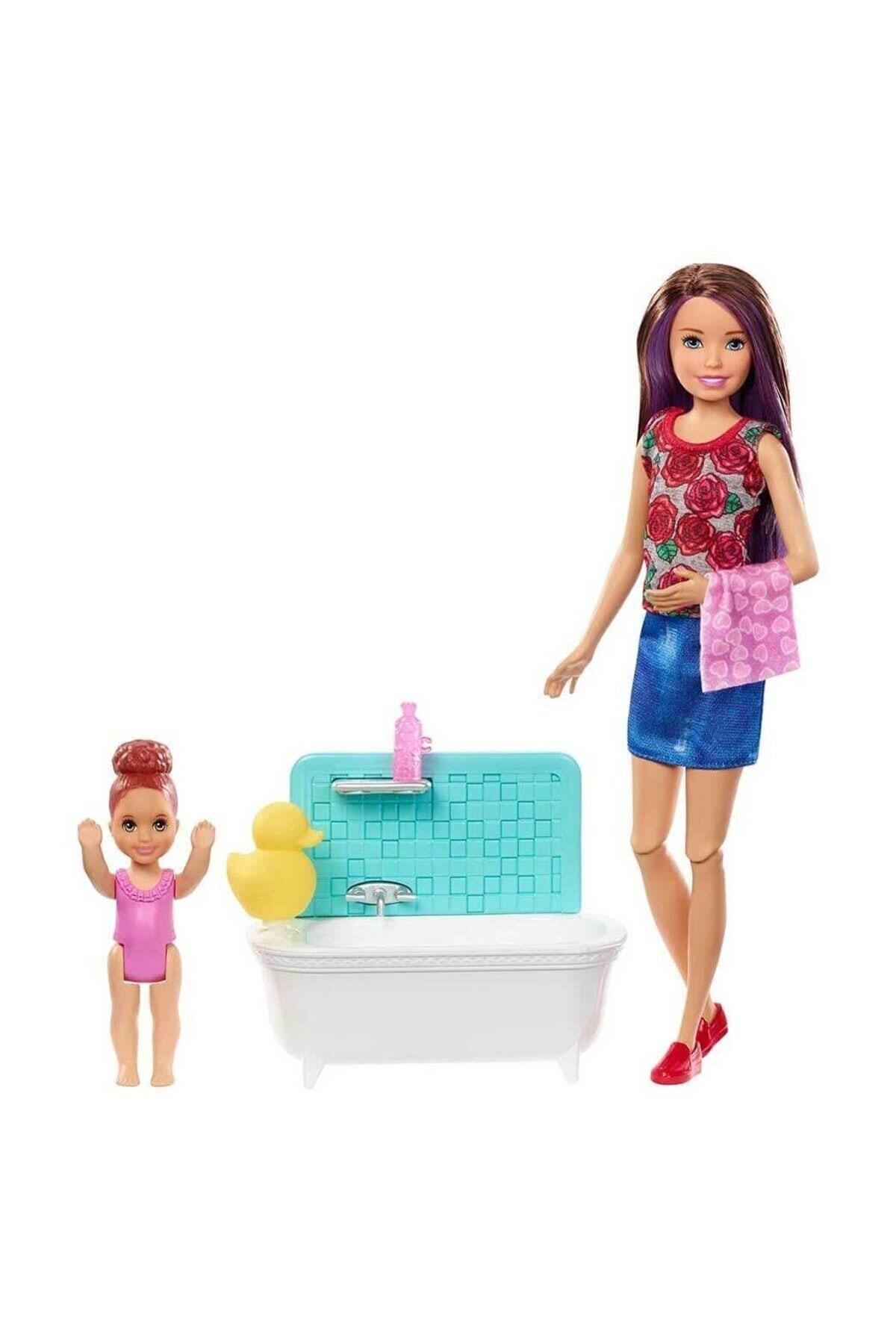 Barbie Bebek Bakıcısı Bebeği Ve Aksesuarları Oyun Seti