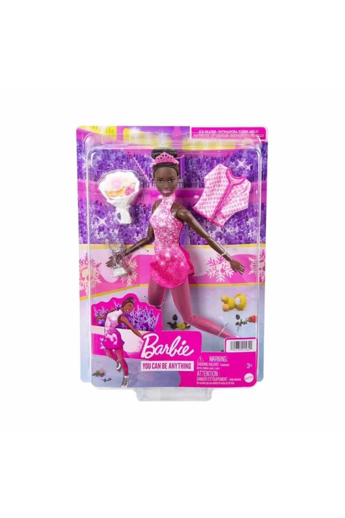 Barbie Buz Pateni Sporcusu Bebek